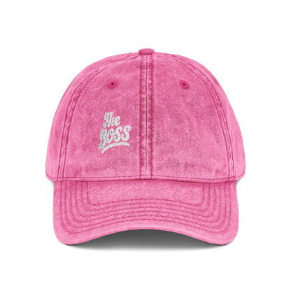 The Boss Vintage Hat – Embroidered Statement Hat for Power Moves Only