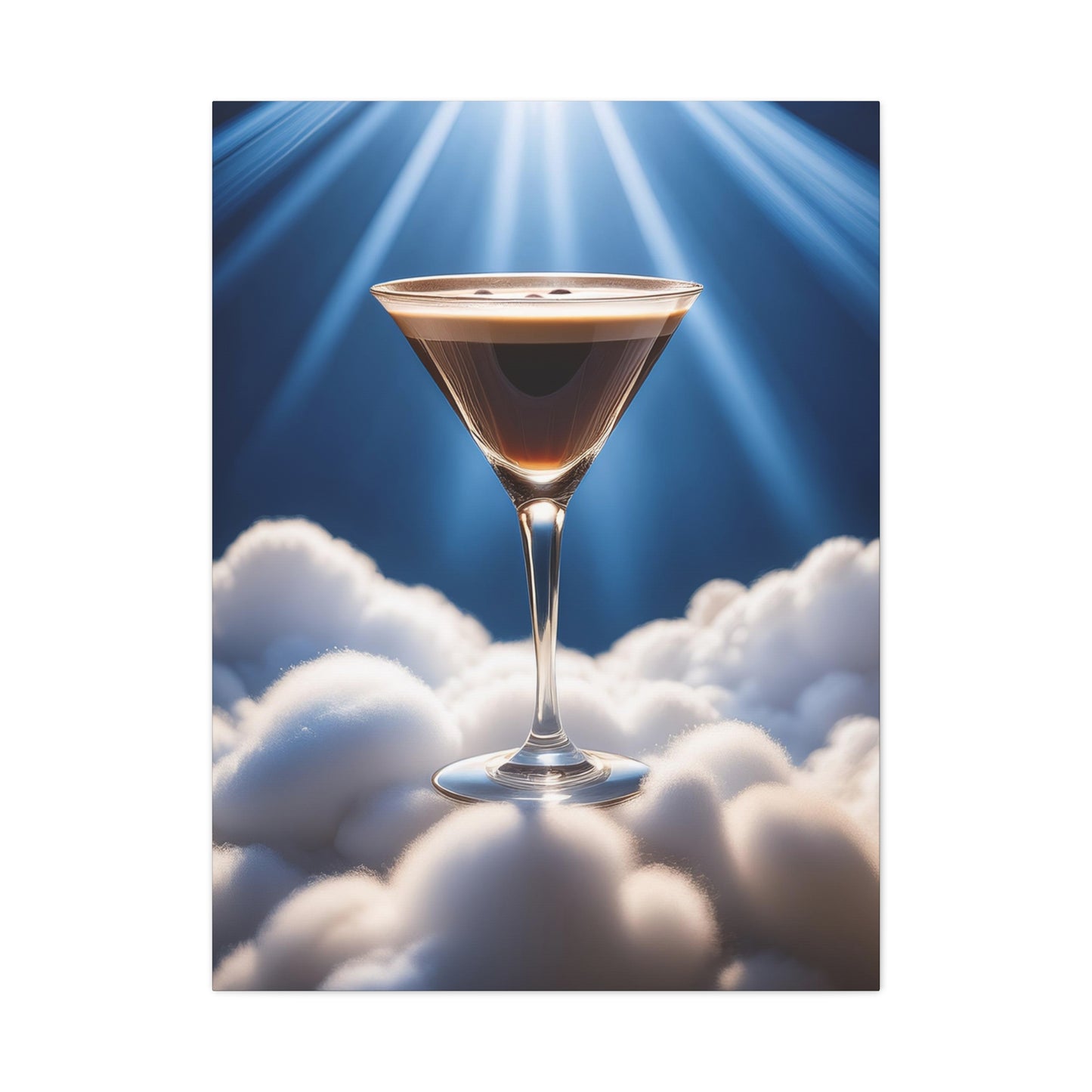 Espresso Martini Heaven Art Print | 1.25" Stretched Wall Decor for Home & Bar