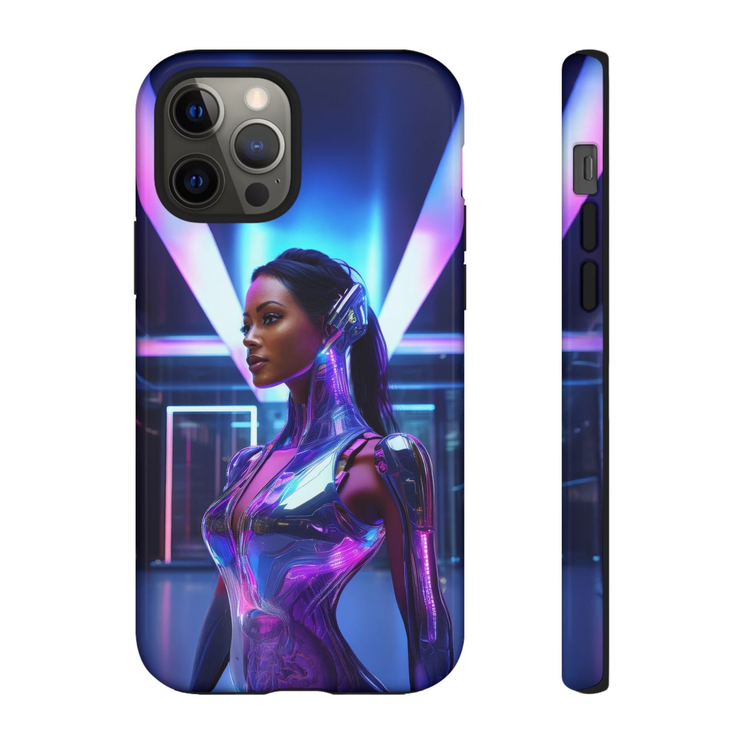 Futuristic Human Android Hybrid Cell Phone Case 017