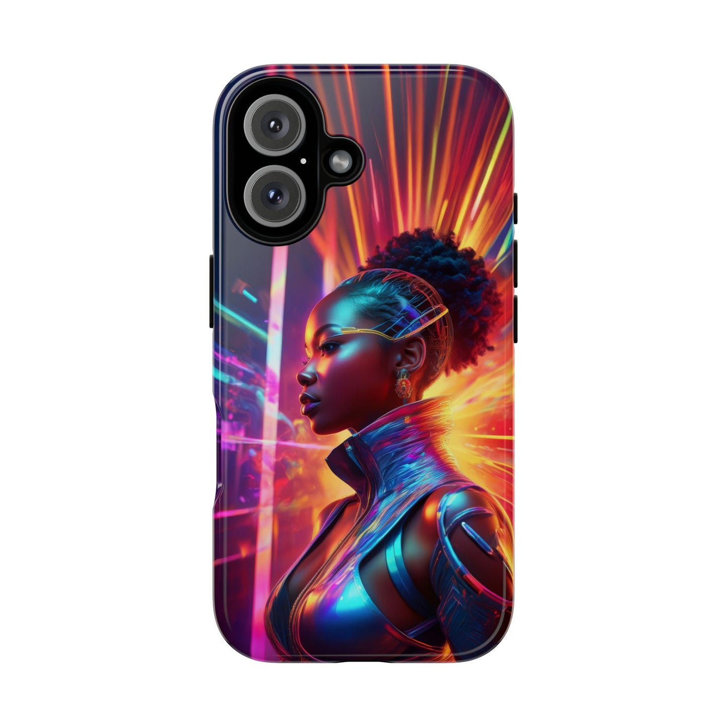 Futuristic Cyberpunk Female Cell Phone Case 001