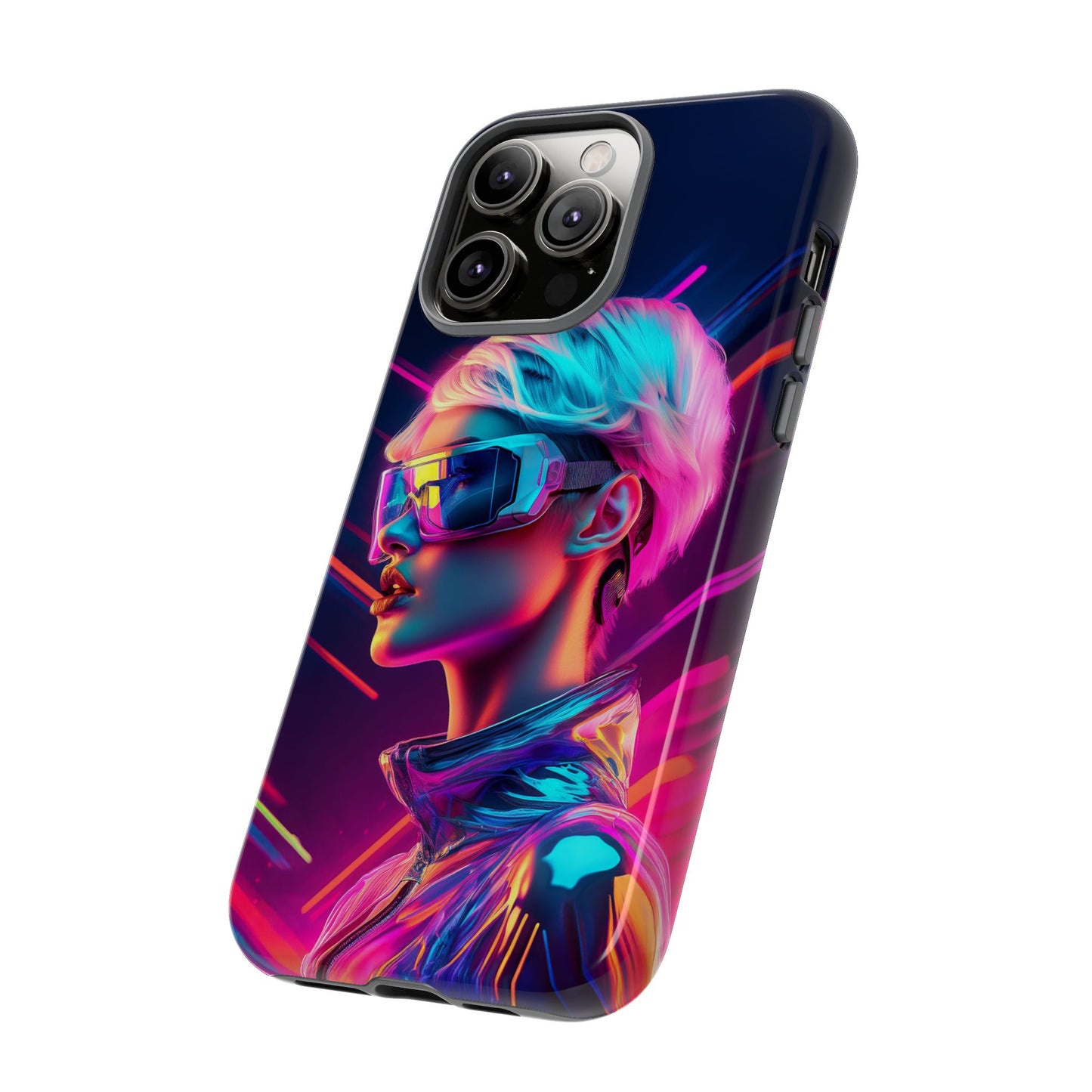 Futuristic Cyberpunk Female Cell Phone Case 031