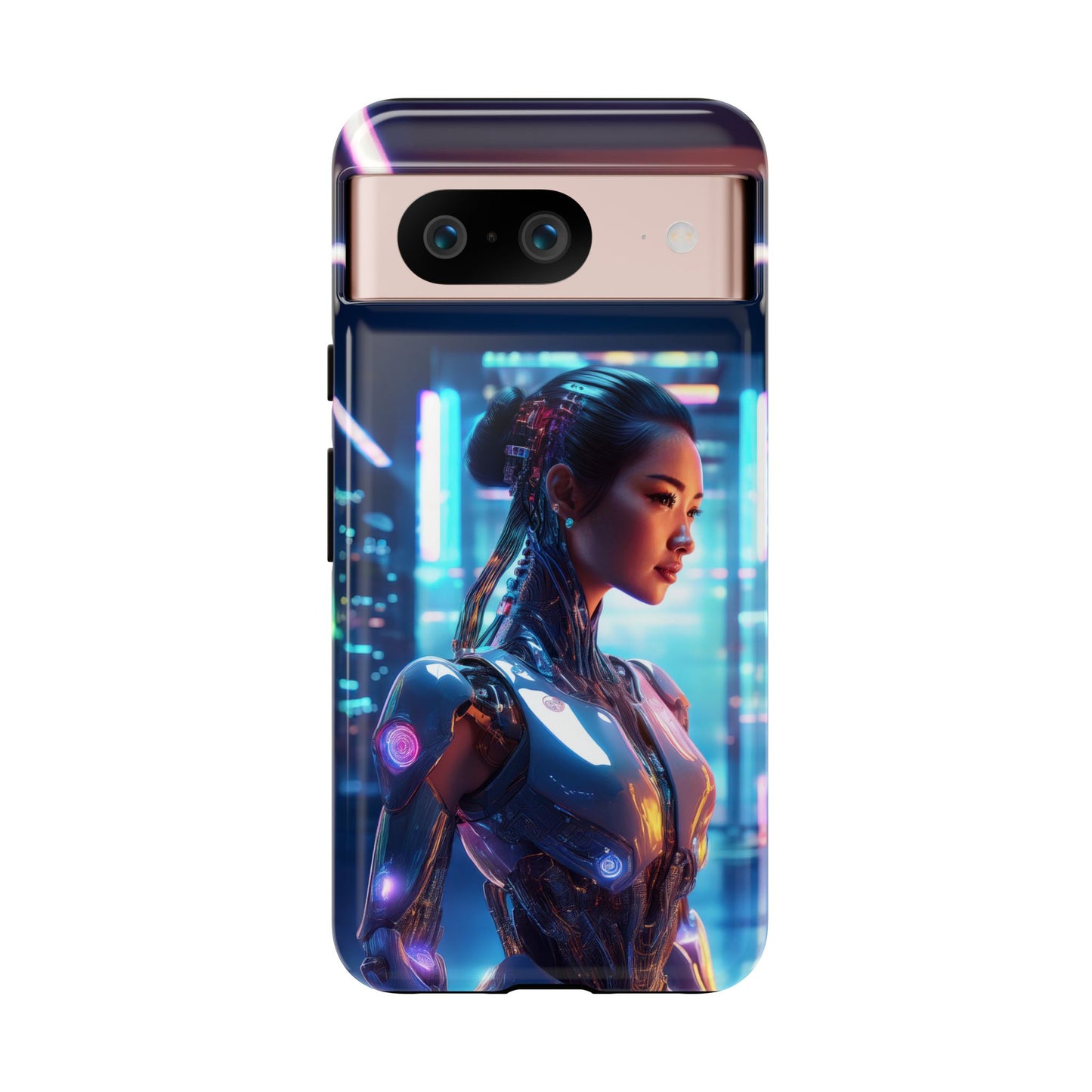 Futuristic Human Android Hybrid Cell Phone Case 013