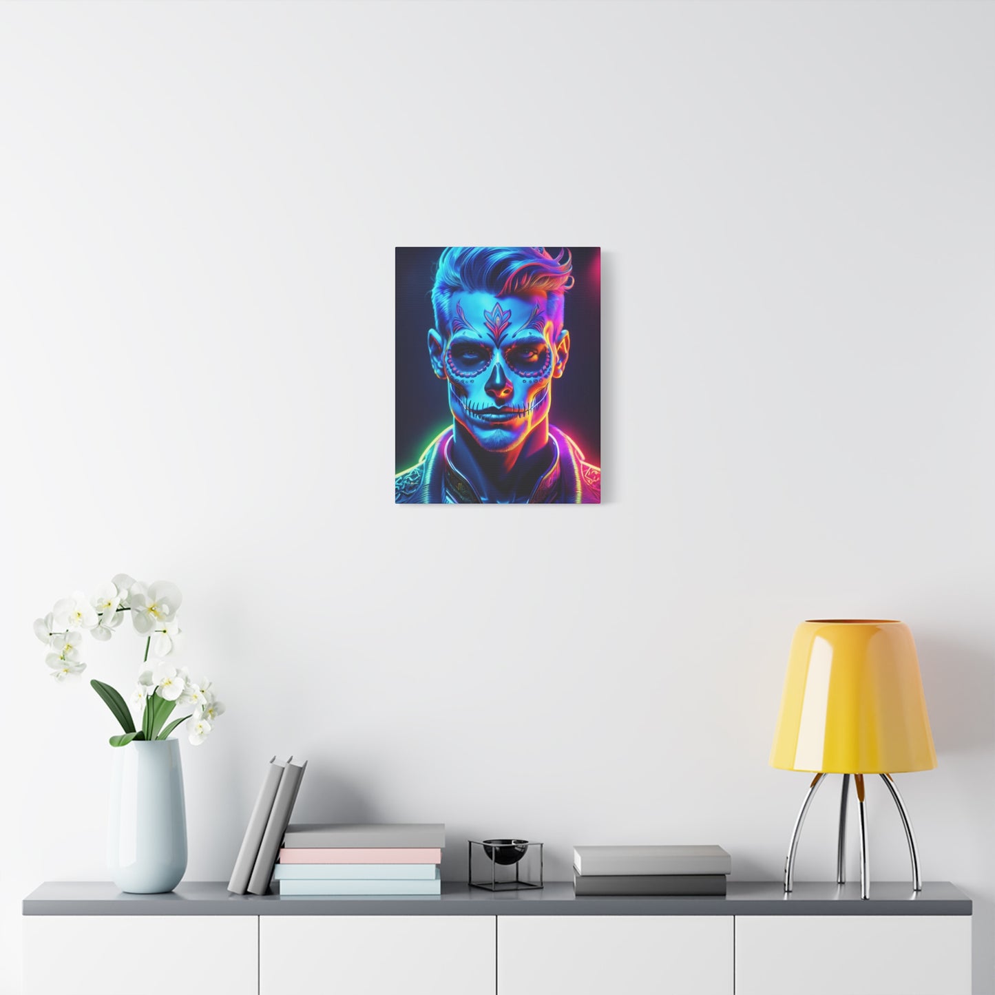 Dia de los Muertos Canvas Art | Day of the Dead - Stretched Matte Wall Decor 008