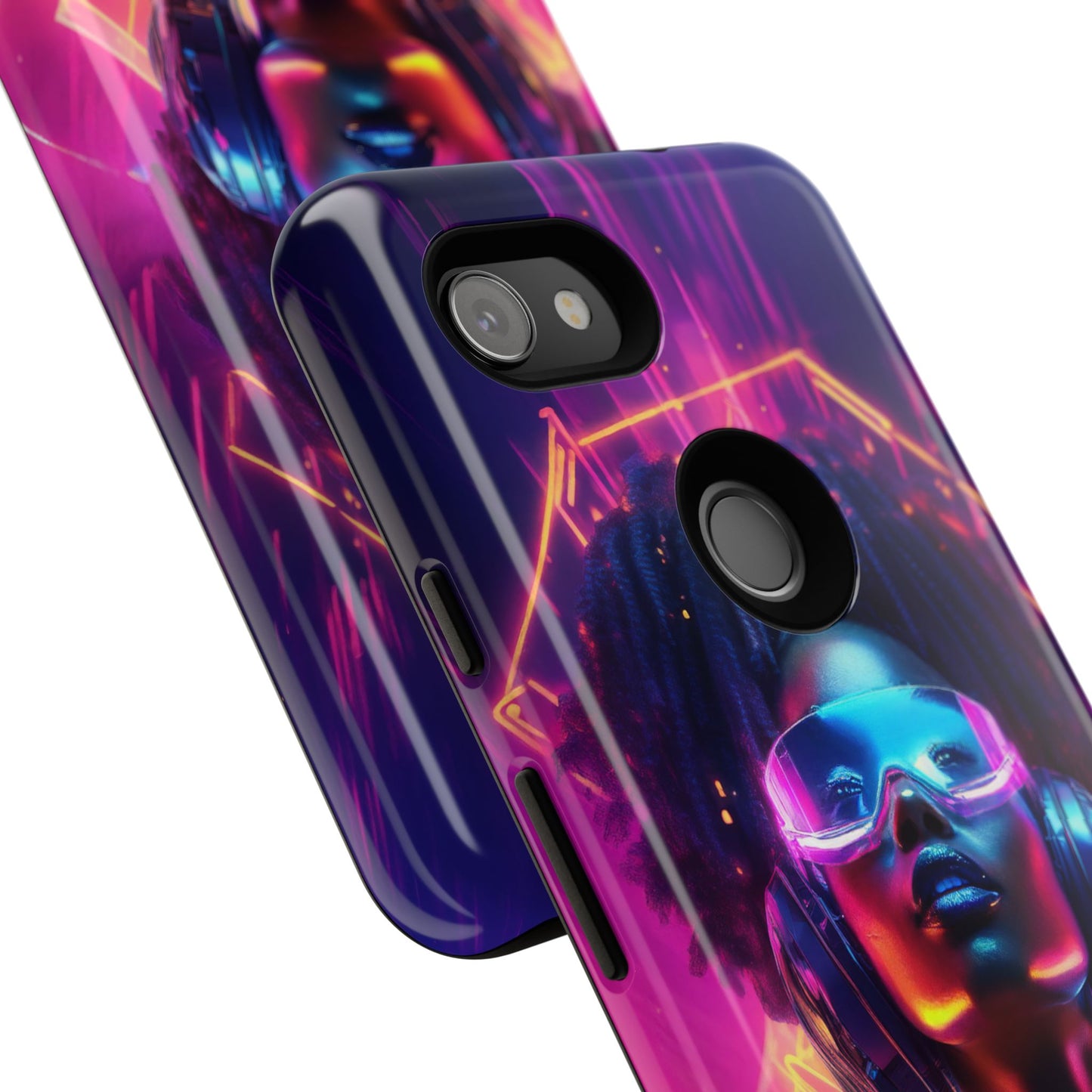 Futuristic Cyberpunk Female Cell Phone Case 030