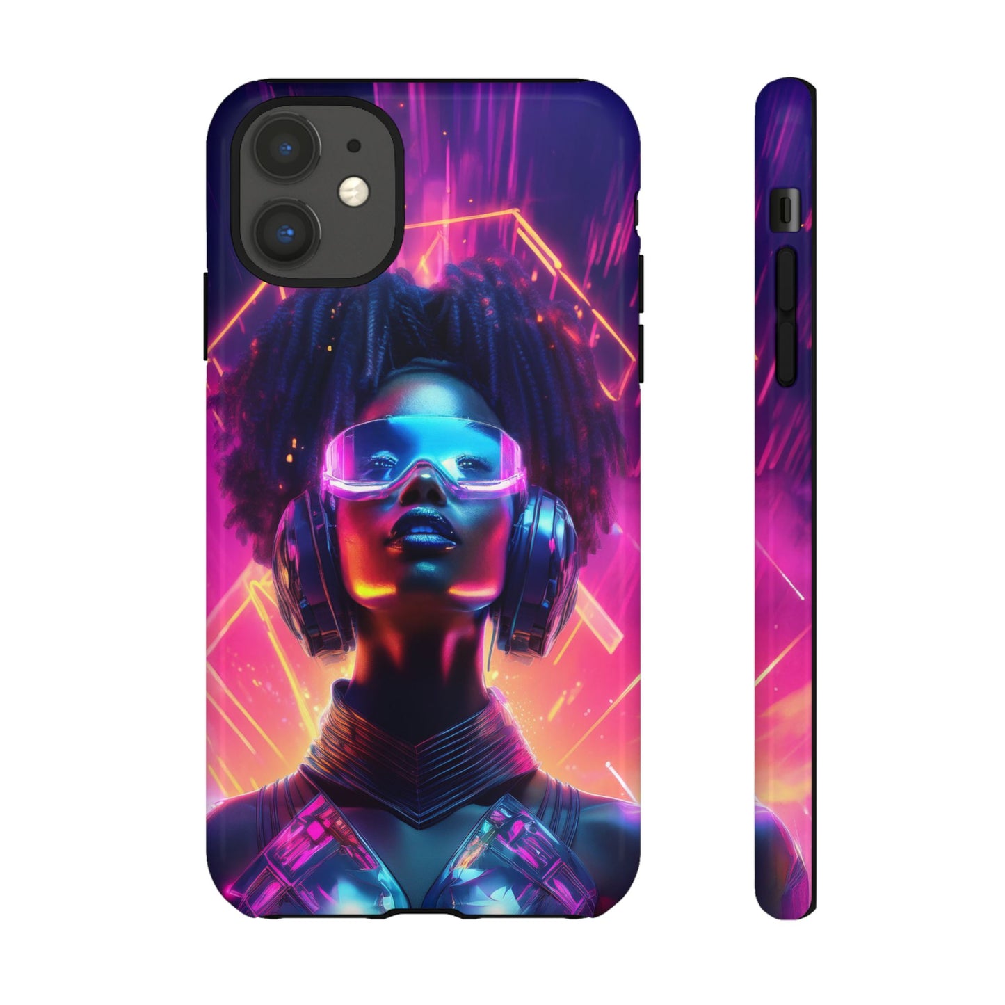 Futuristic Cyberpunk Female Cell Phone Case 030