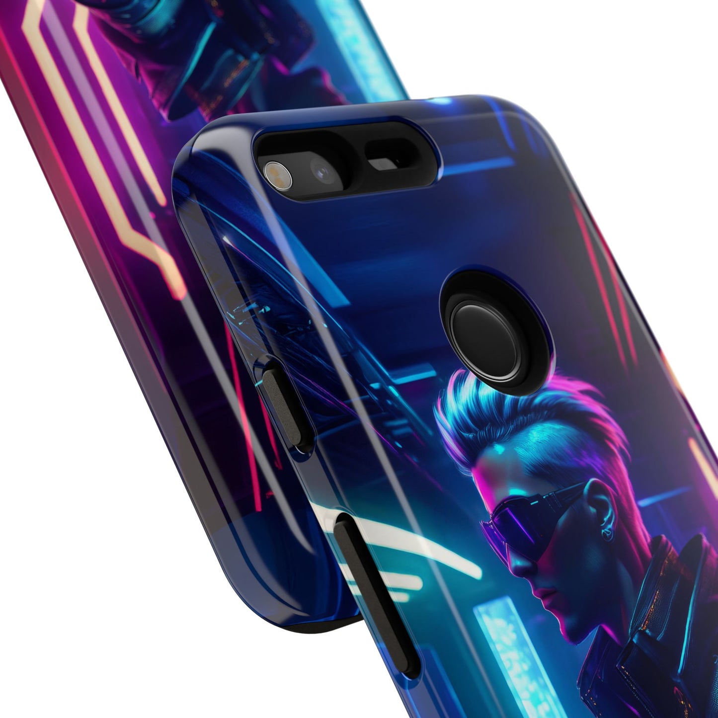 Futuristic Cyberpunk Male Cell Phone Case 002