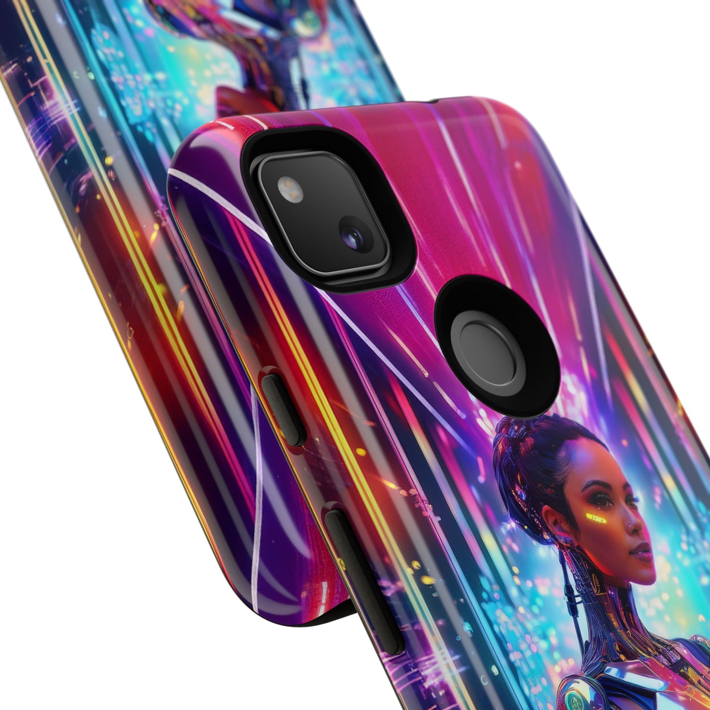 Futuristic Human Android Hybrid Cell Phone Case 006