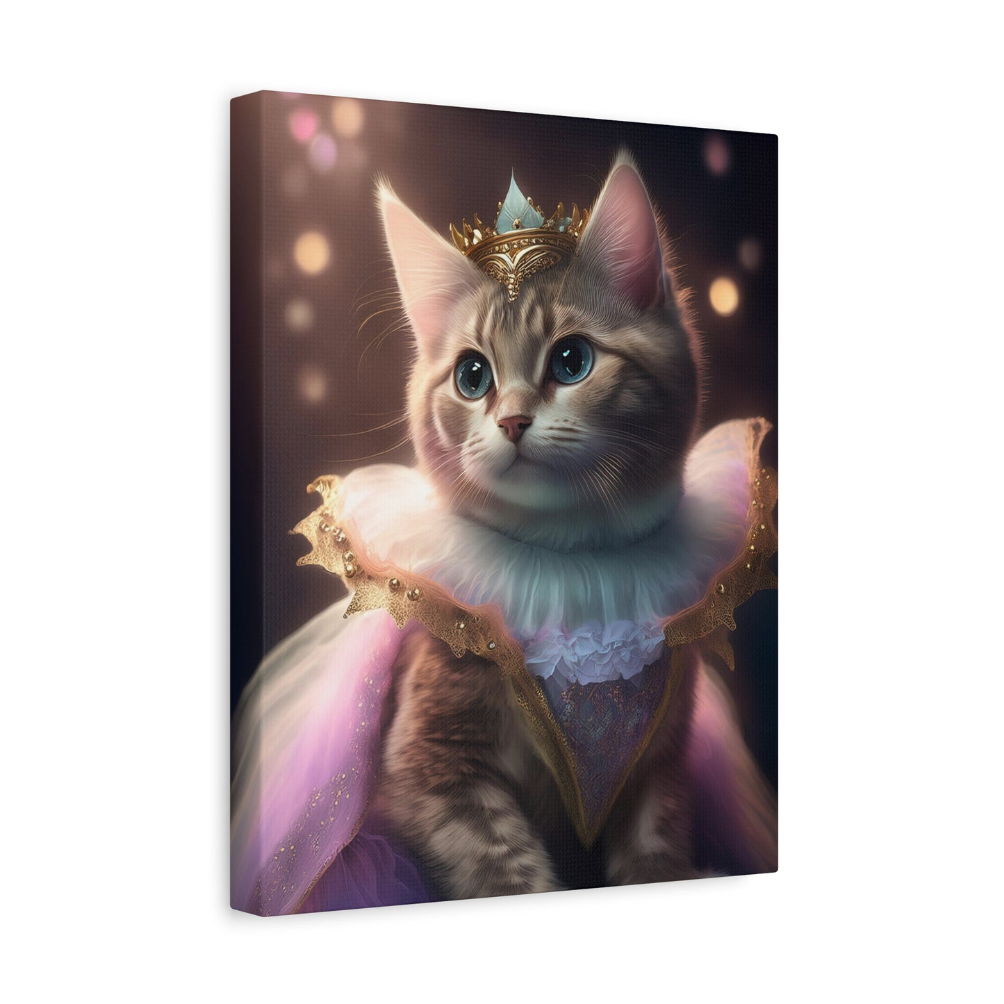 Meowgical Fairy Purrincess Canvas Art | Stretched Matte Wall Decor 002