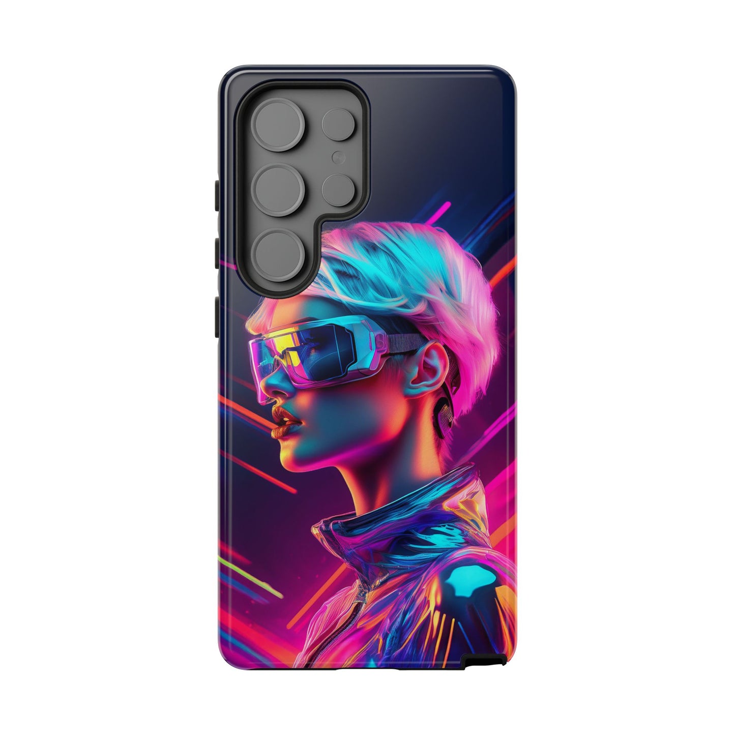 Futuristic Cyberpunk Female Cell Phone Case 031