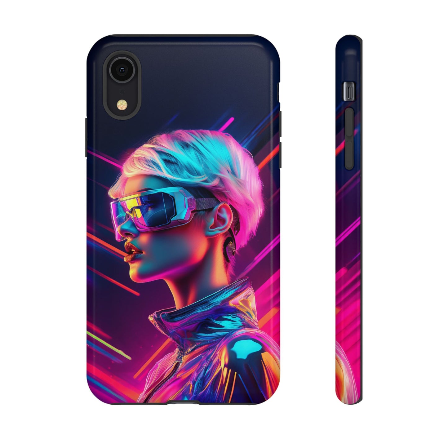 Futuristic Cyberpunk Female Cell Phone Case 031