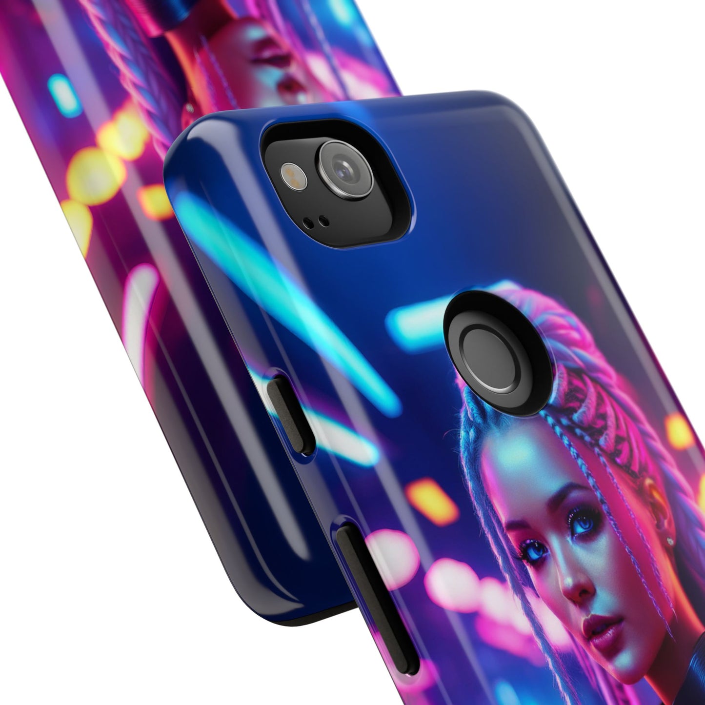 Futuristic Cyberpunk Female Cell Phone Case 007