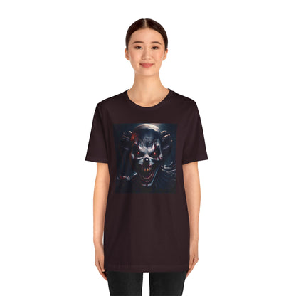 Terrifying Clown Face Halloween Shirt – Haunted Circus Horror Graphic Tee for Halloween Fright Fans