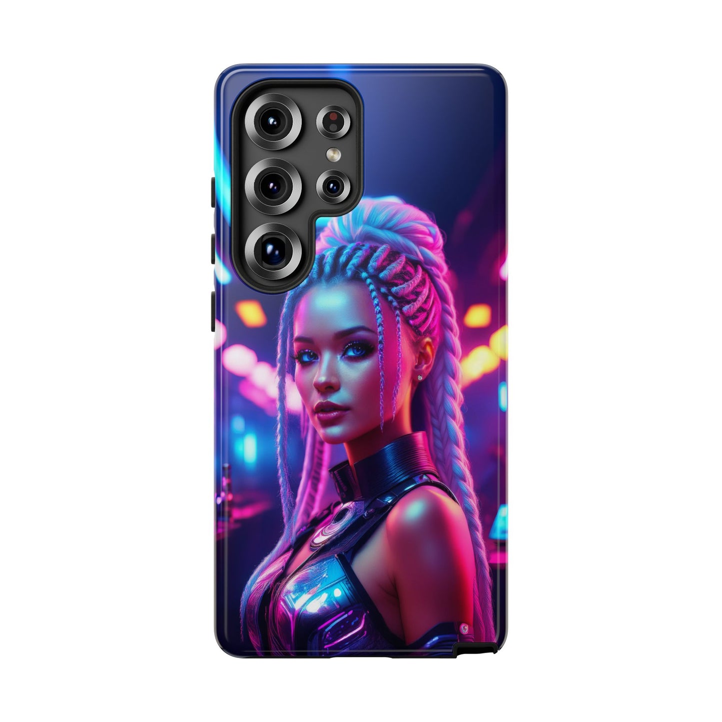 Futuristic Cyberpunk Female Cell Phone Case 007