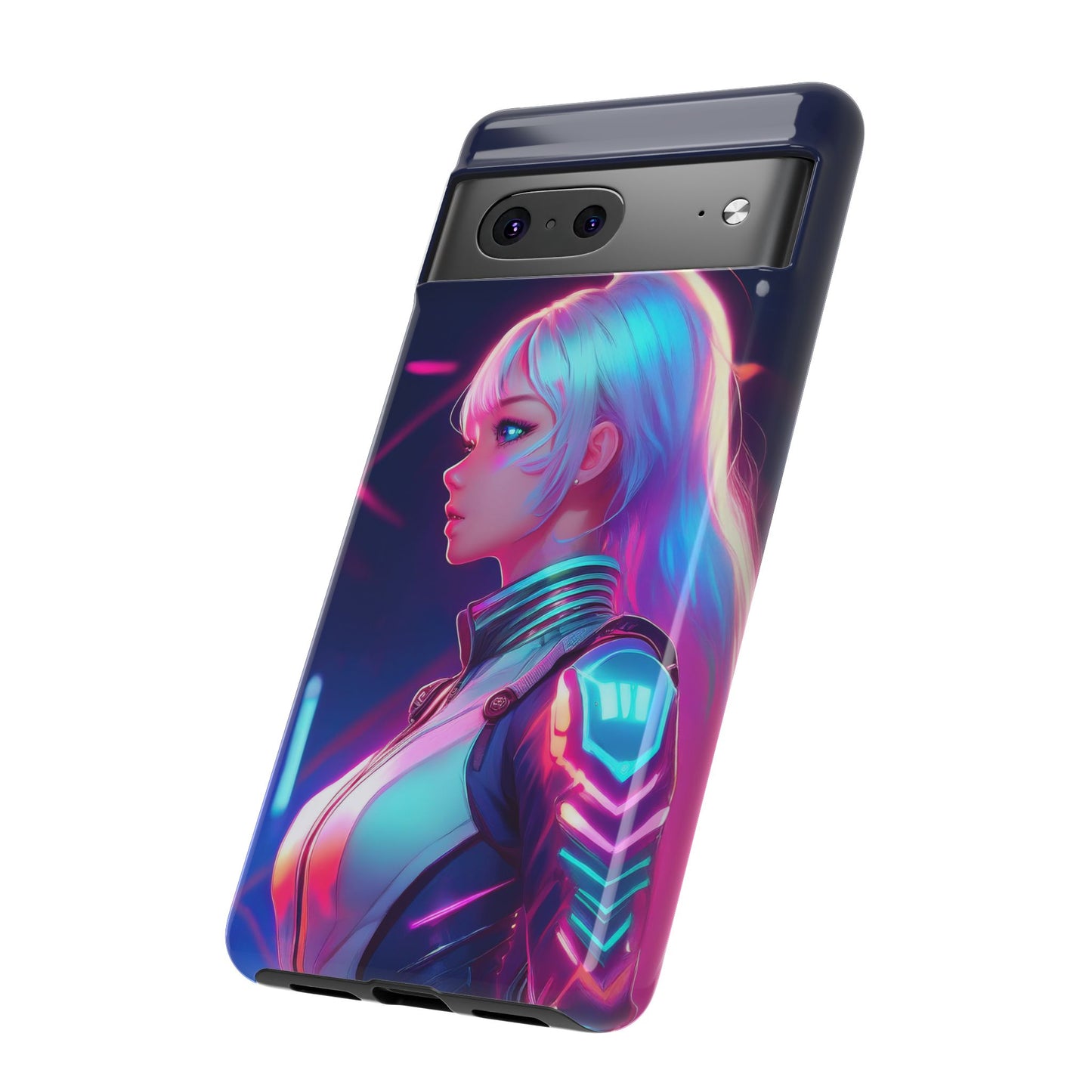 Futuristic Cyberpunk Female Cell Phone Case 009