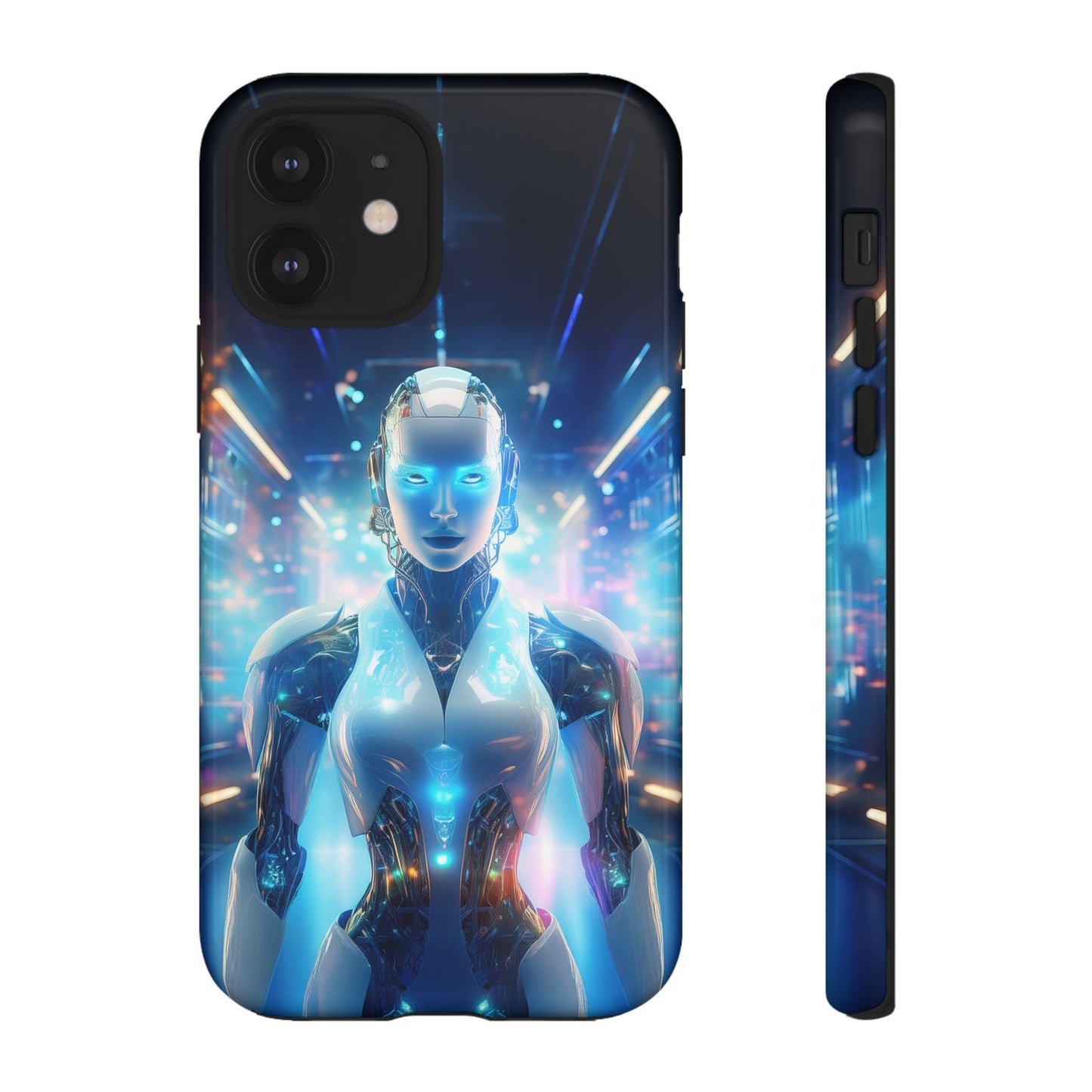 Futuristic Human Android Hybrid Cell Phone Case 012