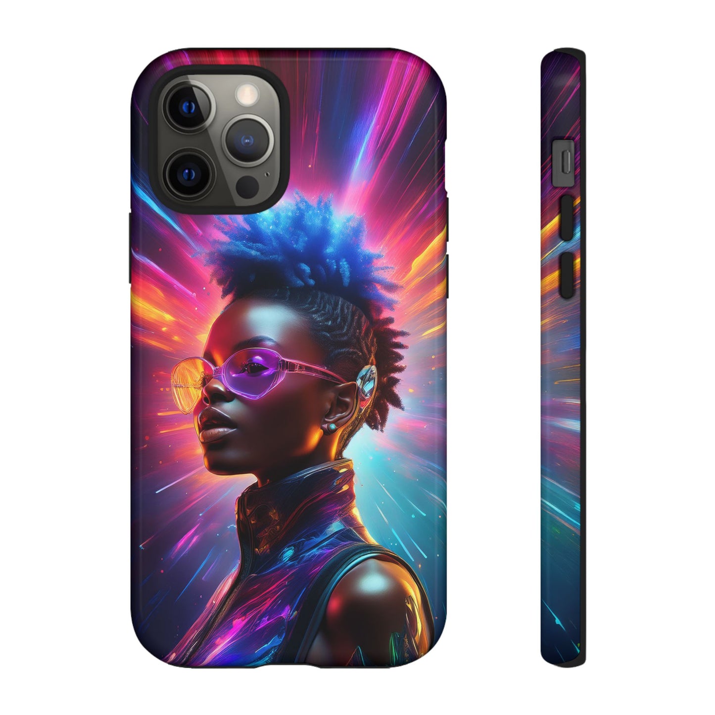 Futuristic Cyberpunk Female Cell Phone Case 026