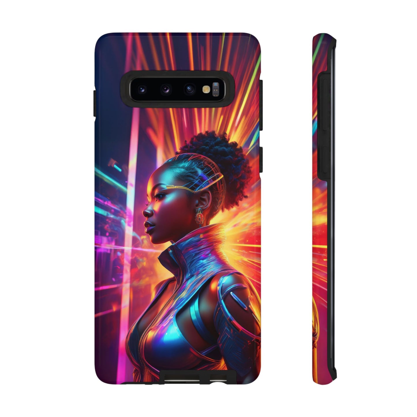 Futuristic Cyberpunk Female Cell Phone Case 001