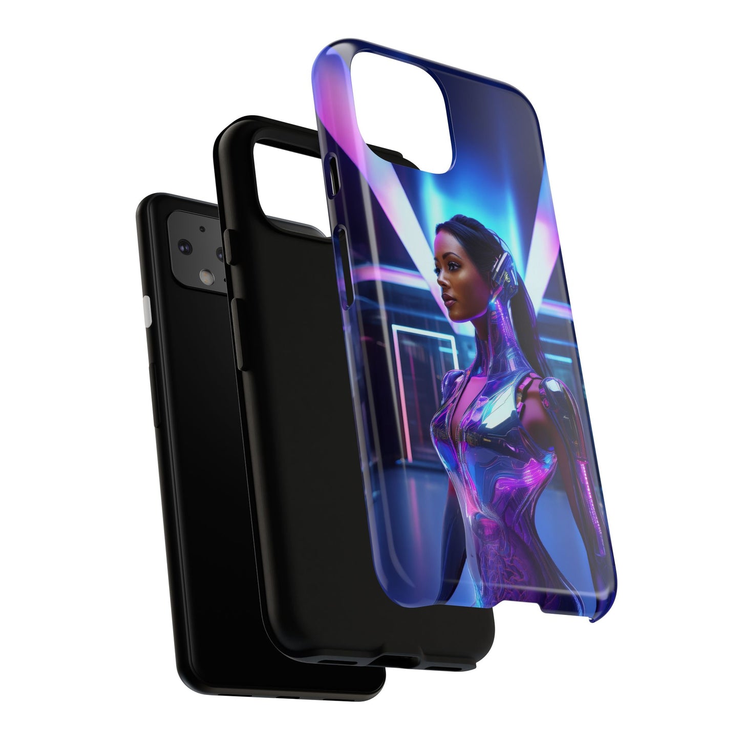 Futuristic Human Android Hybrid Cell Phone Case 017