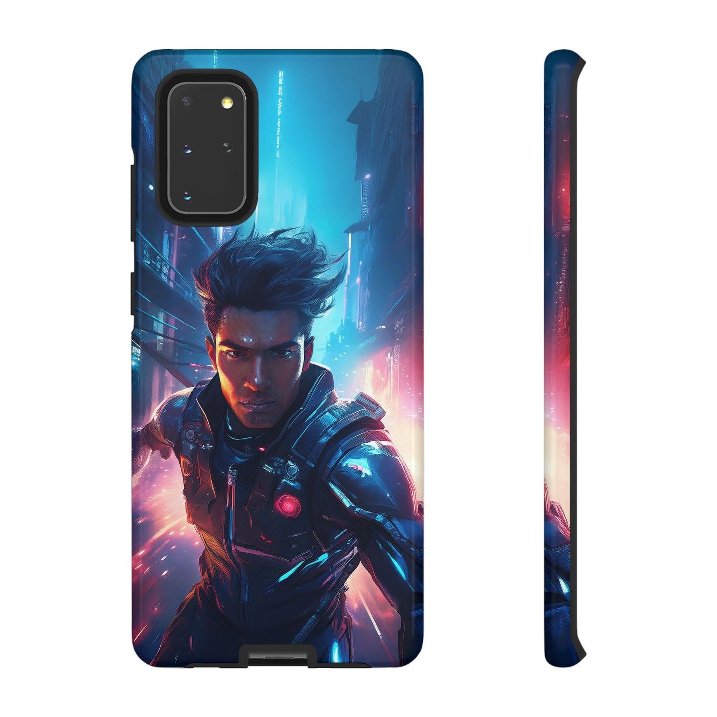 Futuristic Cyberpunk Male Cell Phone Case 017