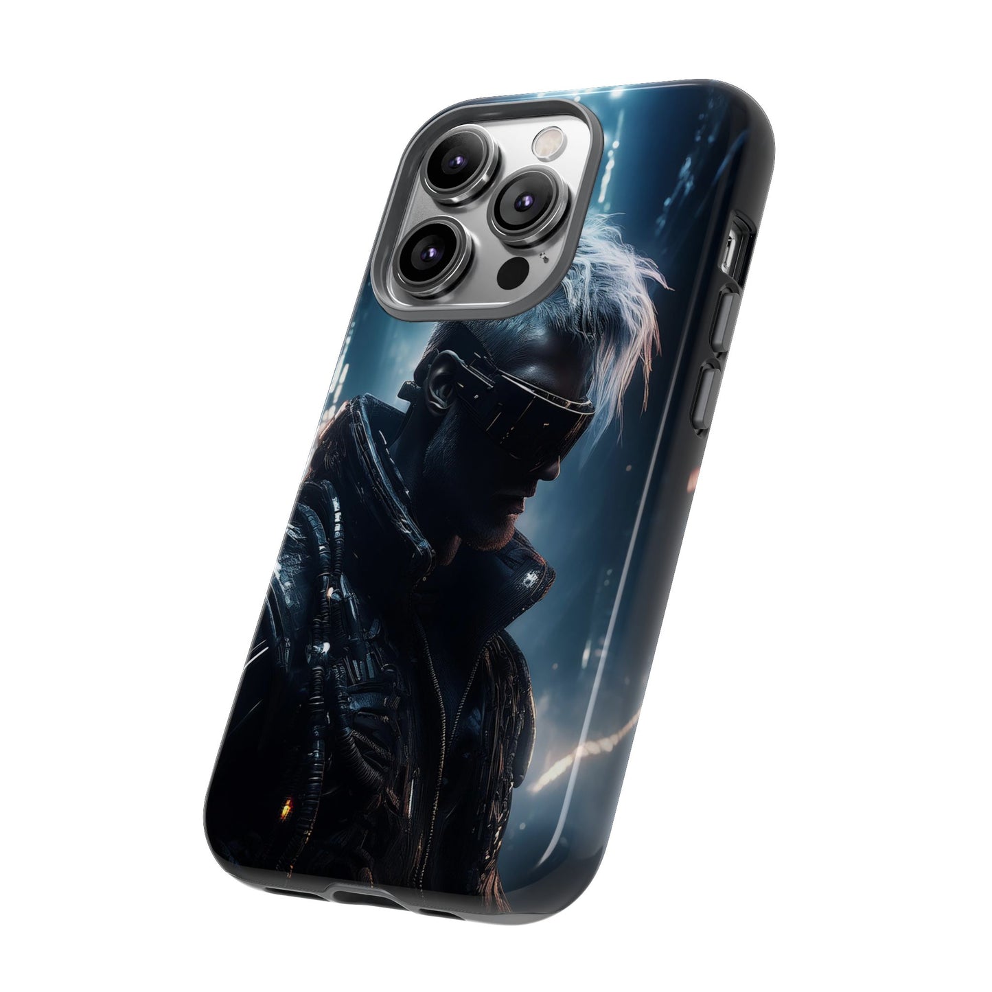 Futuristic Cyberpunk Male Cell Phone Case 025