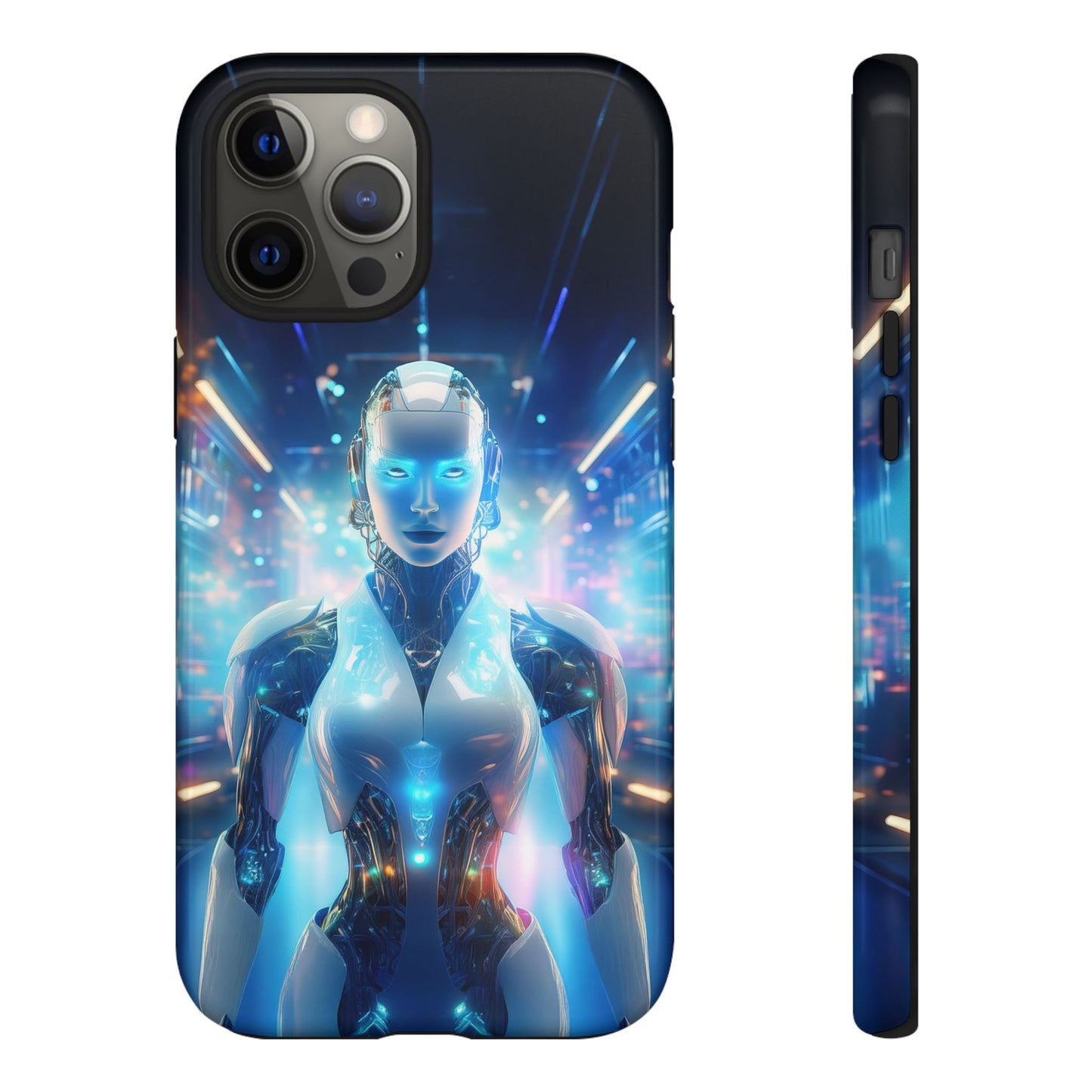 Futuristic Human Android Hybrid Cell Phone Case 012