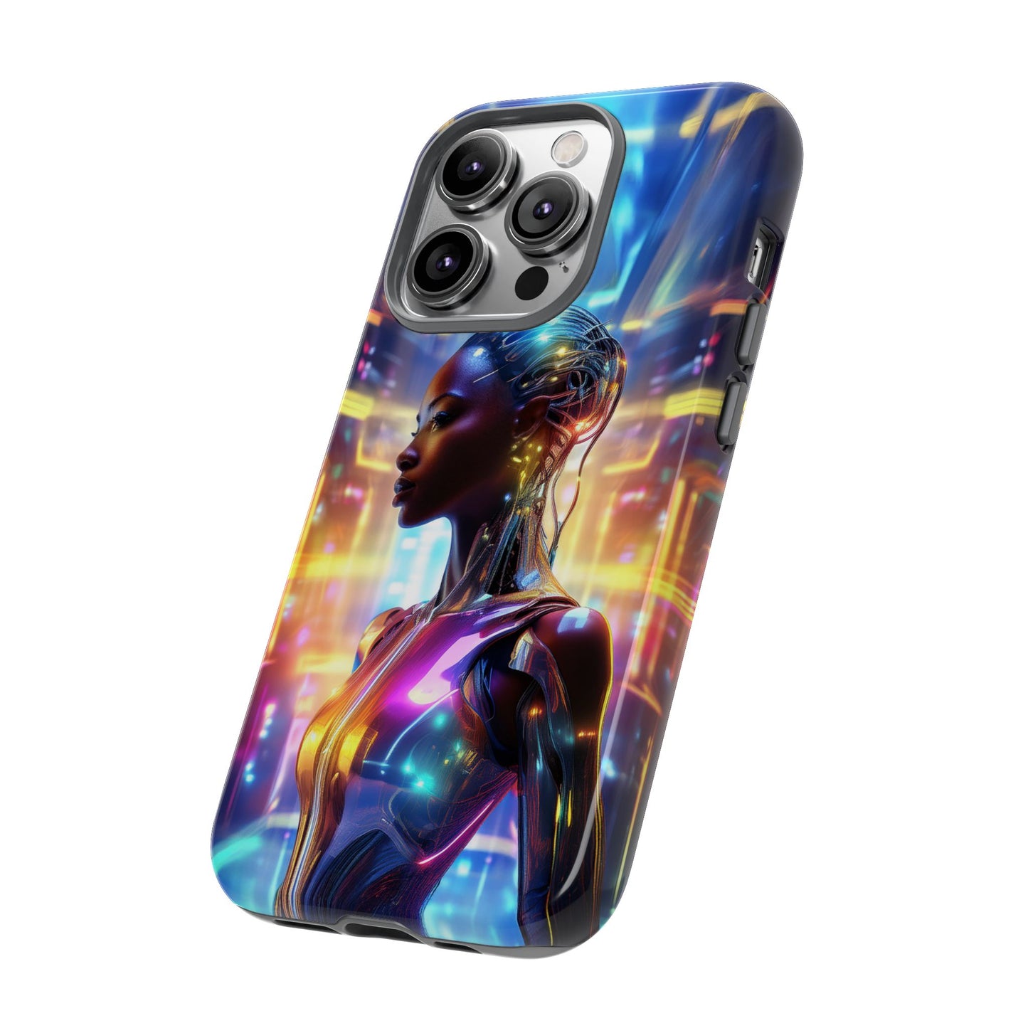 Futuristic Human Android Hybrid Cell Phone Case 011