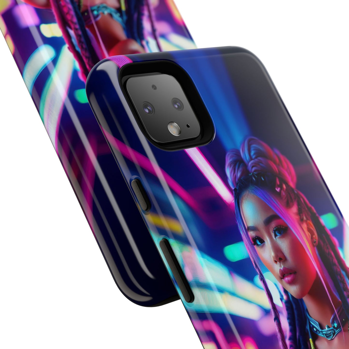 Futuristic Cyberpunk Female Cell Phone Case 008