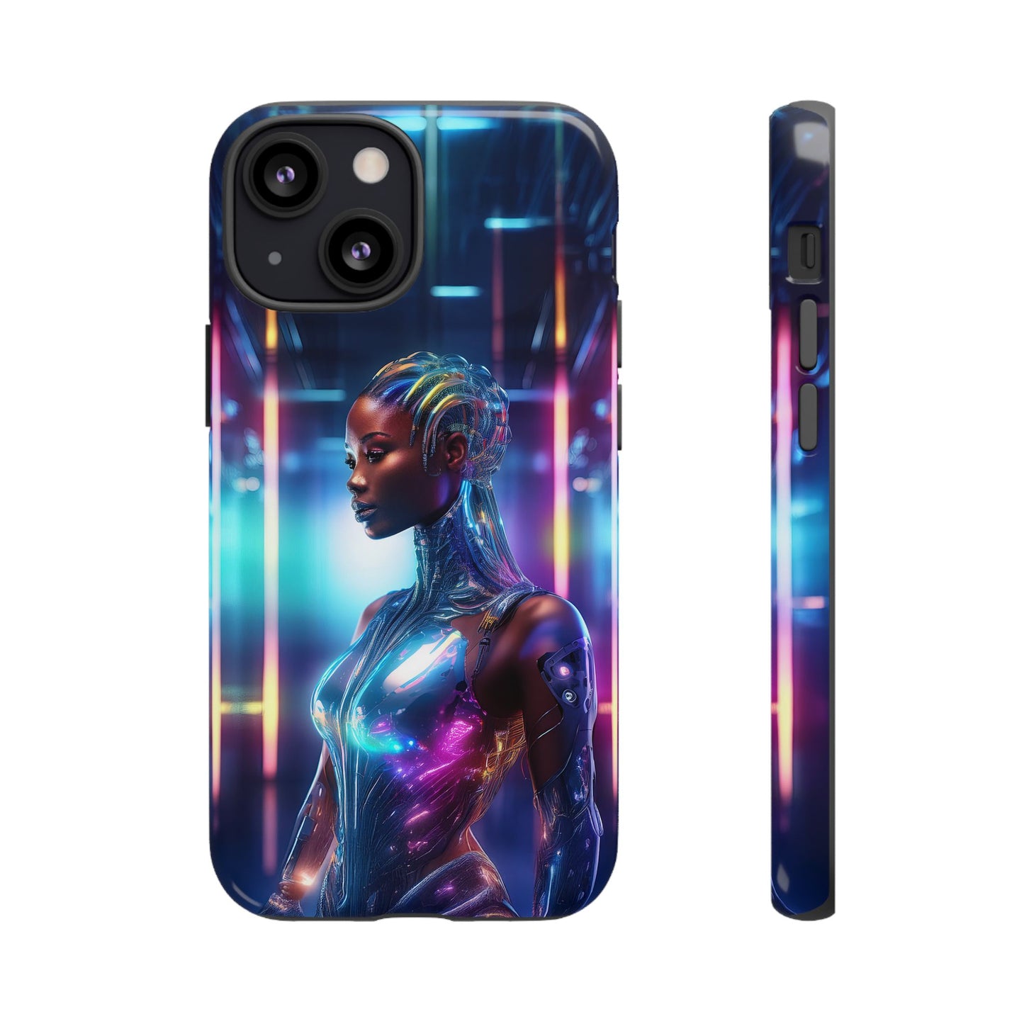 Futuristic Human Android Hybrid Cell Phone Case 014