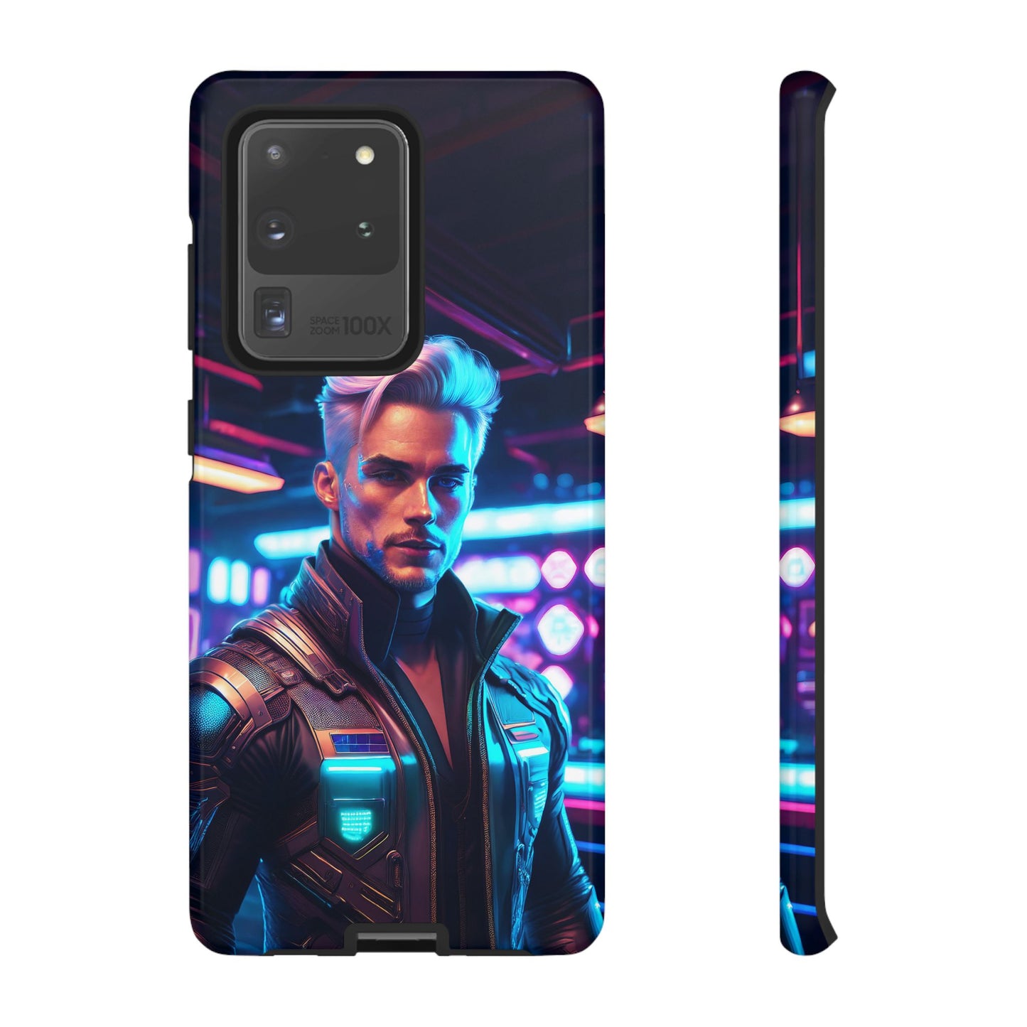 Futuristic Cyberpunk Male Cell Phone Case 008