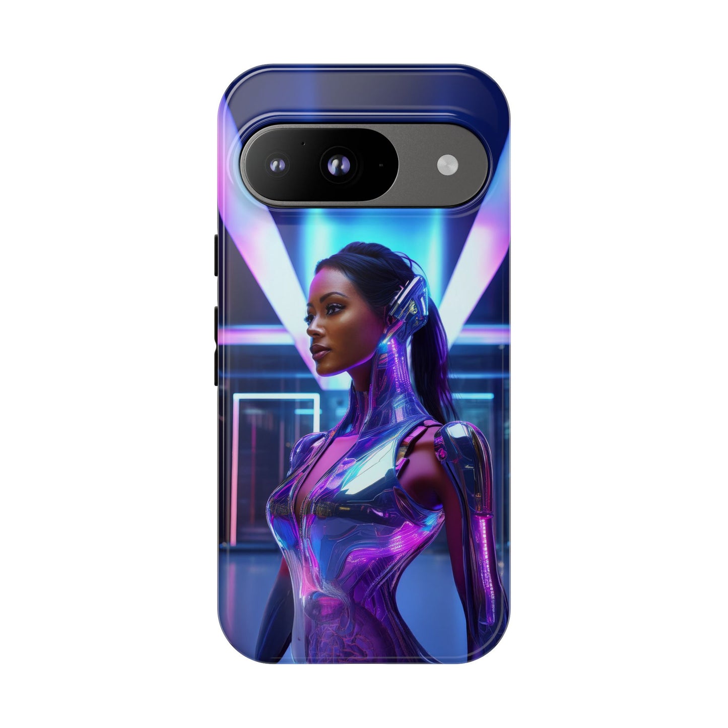 Futuristic Human Android Hybrid Cell Phone Case 017