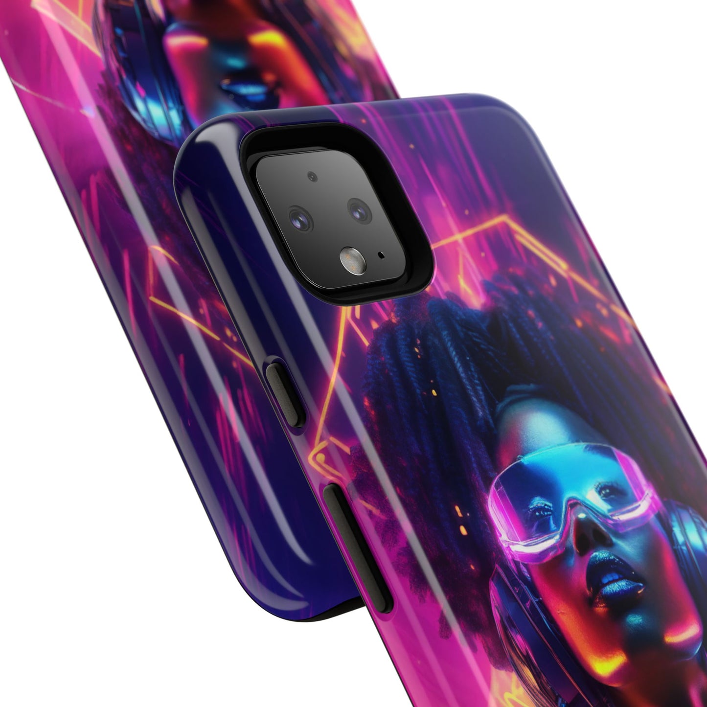 Futuristic Cyberpunk Female Cell Phone Case 030