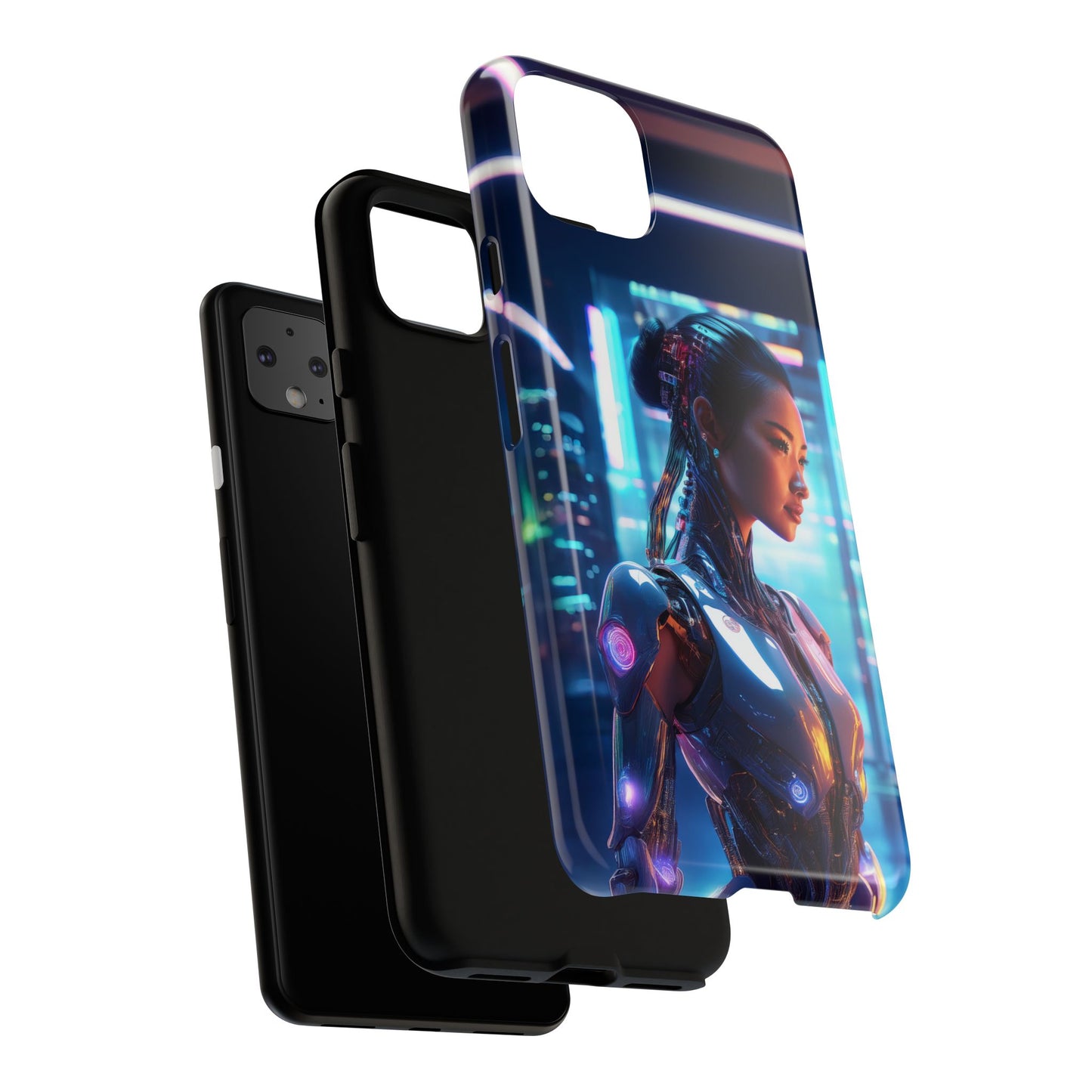 Futuristic Human Android Hybrid Cell Phone Case 013