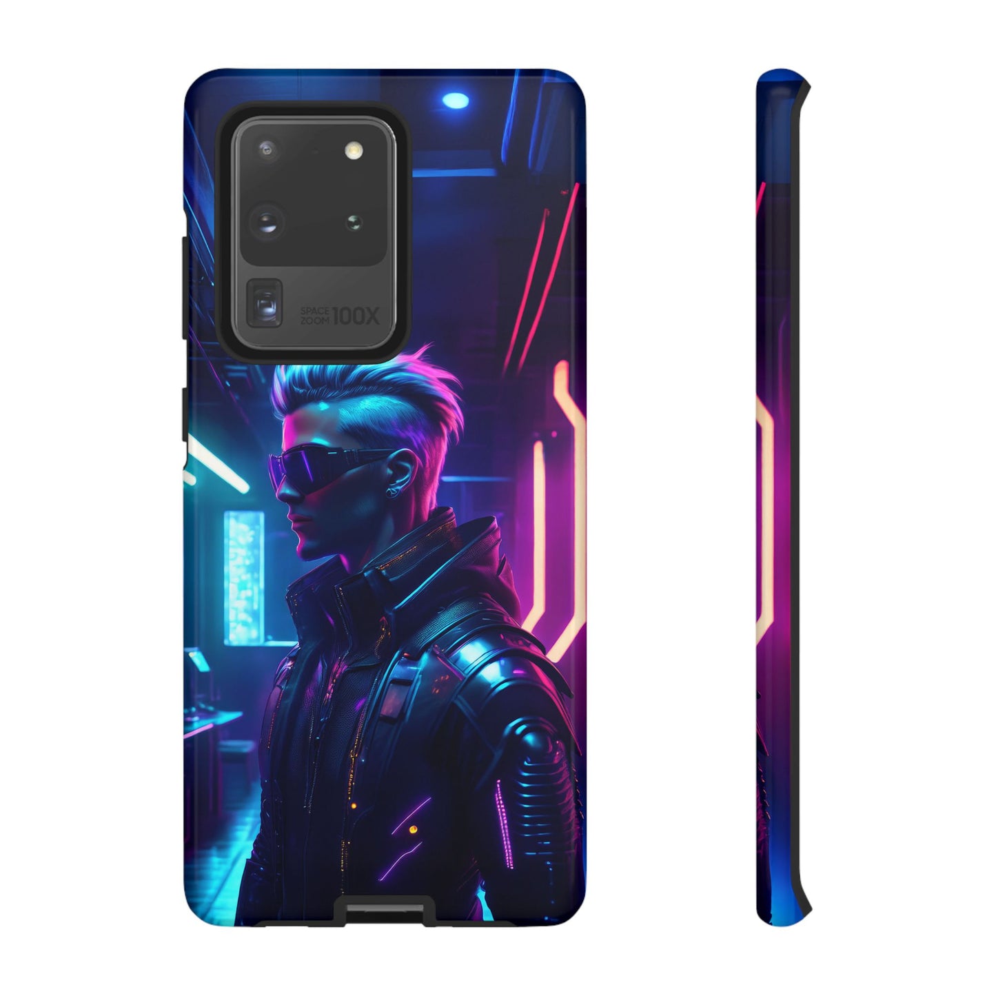 Futuristic Cyberpunk Male Cell Phone Case 002