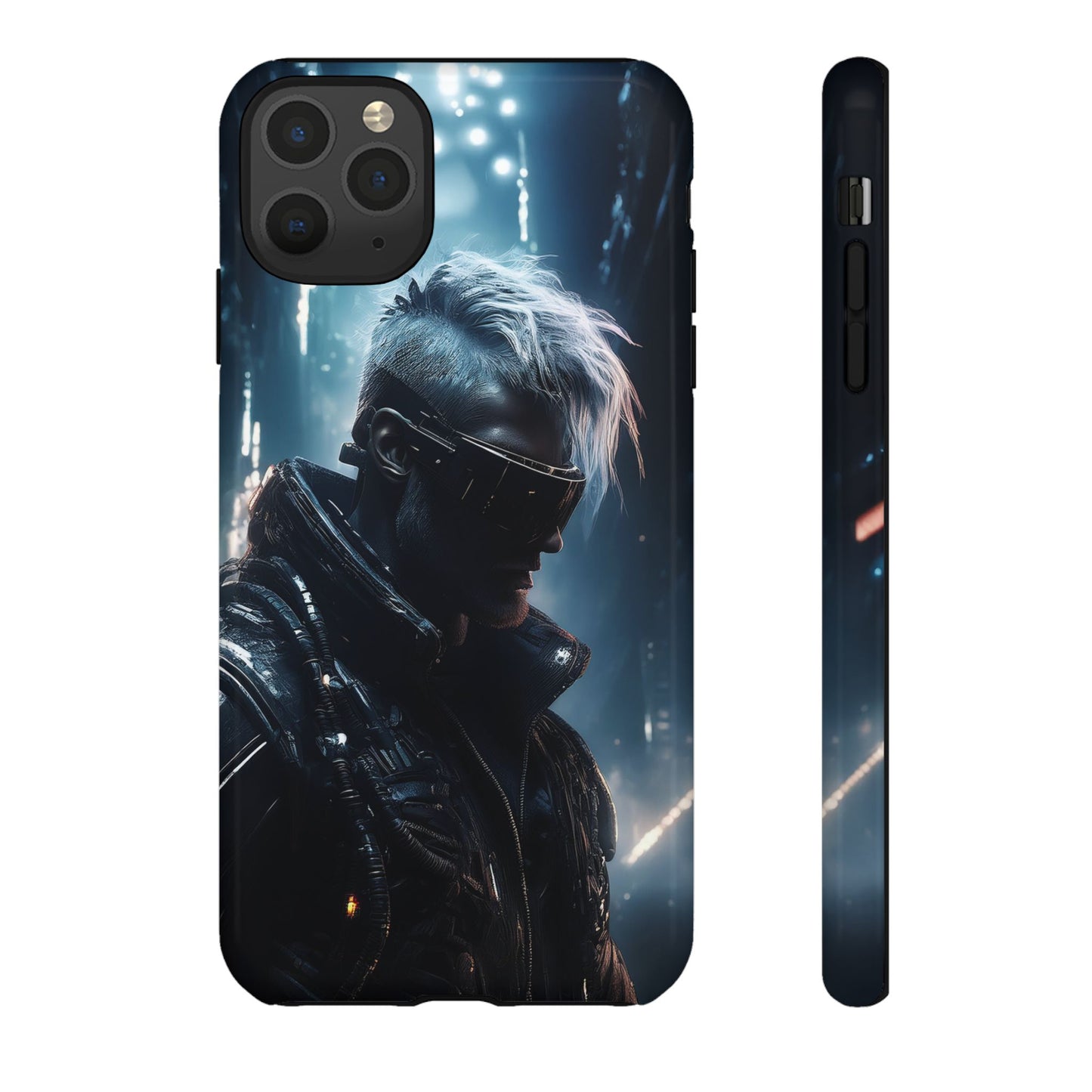 Futuristic Cyberpunk Male Cell Phone Case 025