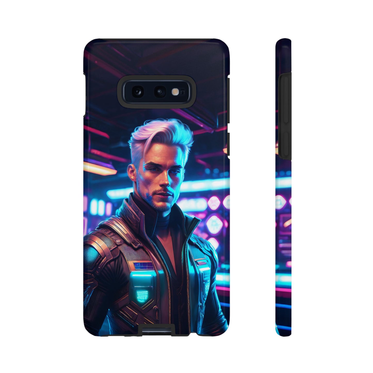 Futuristic Cyberpunk Male Cell Phone Case 008