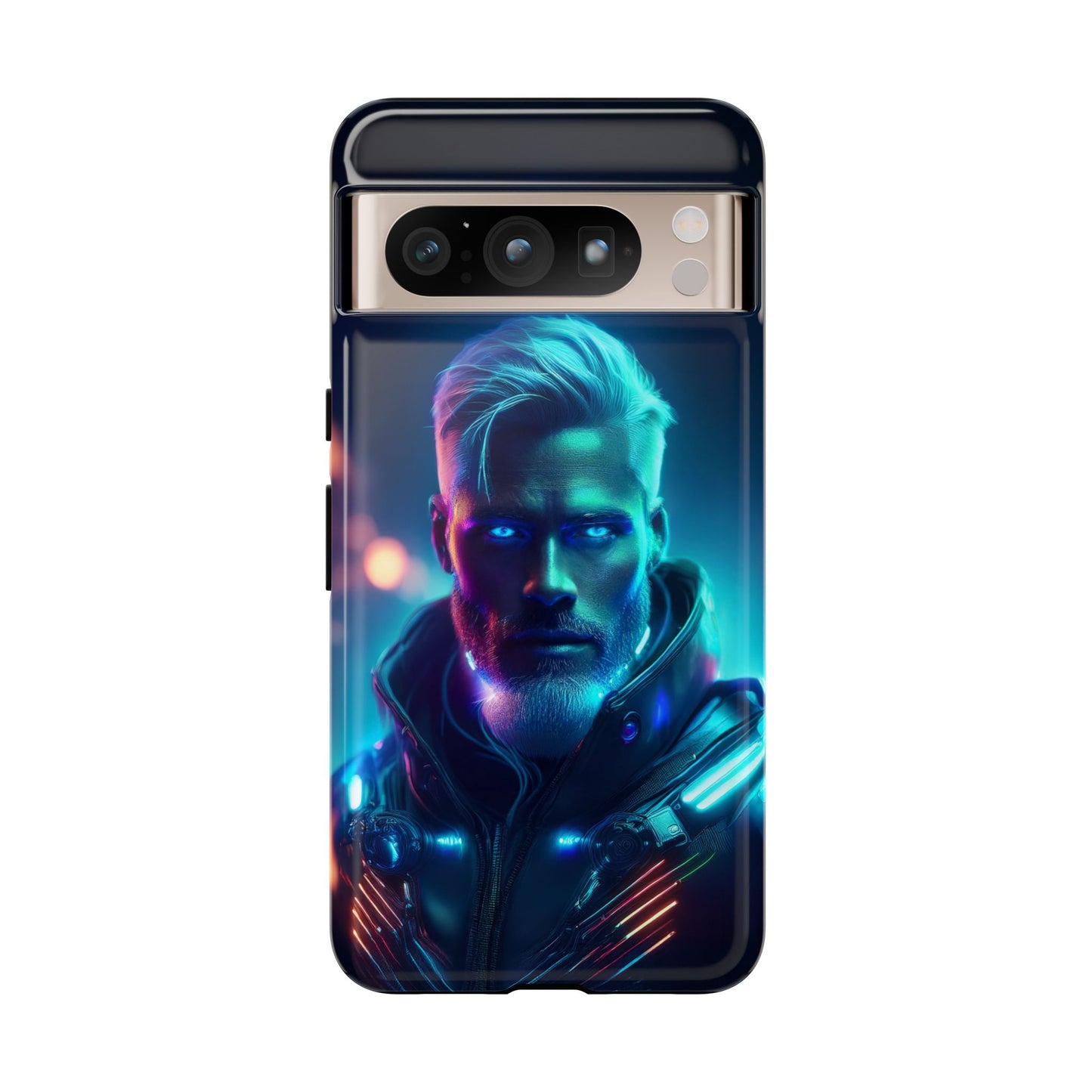 Futuristic Cyberpunk Male Cell Phone Case 023