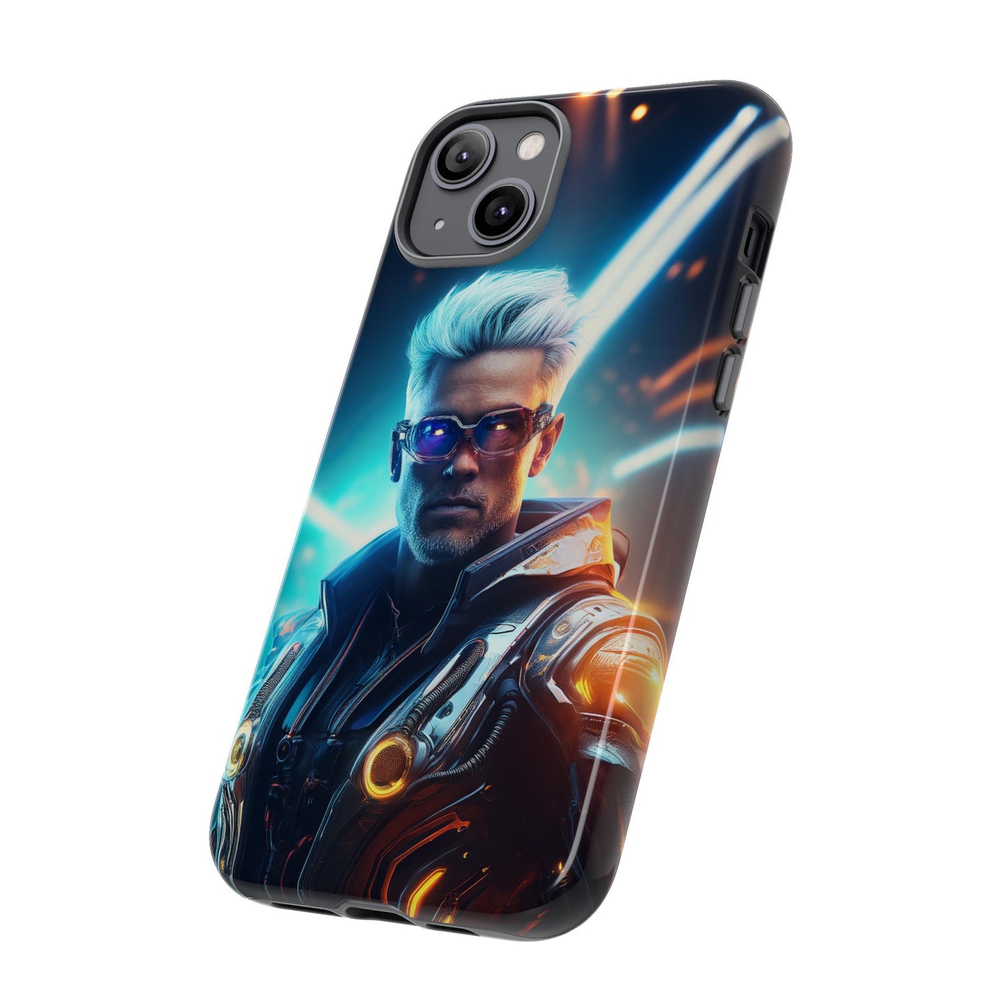 Futuristic Cyberpunk Male Cell Phone Case 013