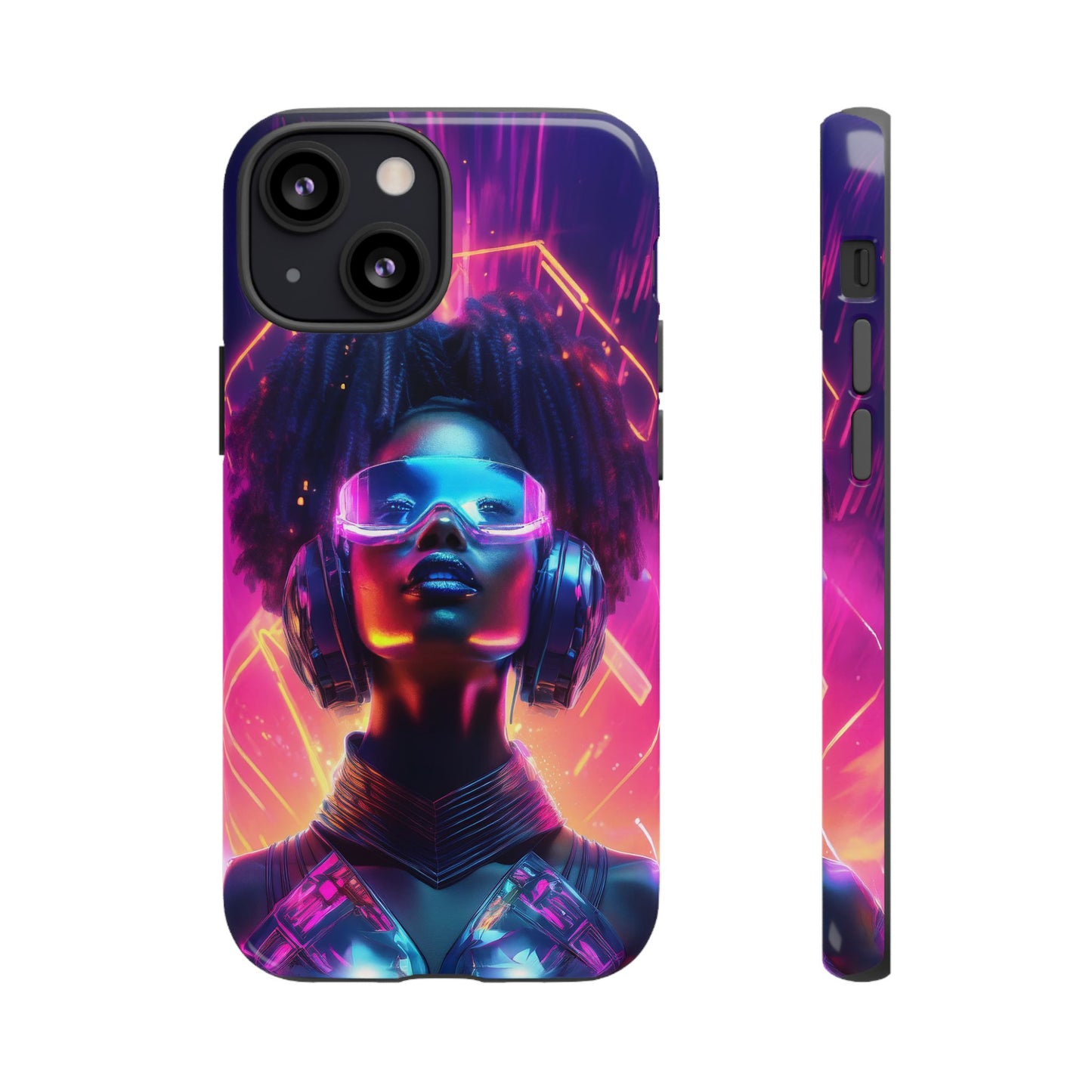 Futuristic Cyberpunk Female Cell Phone Case 030