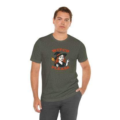 Witch Please Halloween Shirt – Sassy Retro Witch Graphic Tee for Funny Halloween Attitude