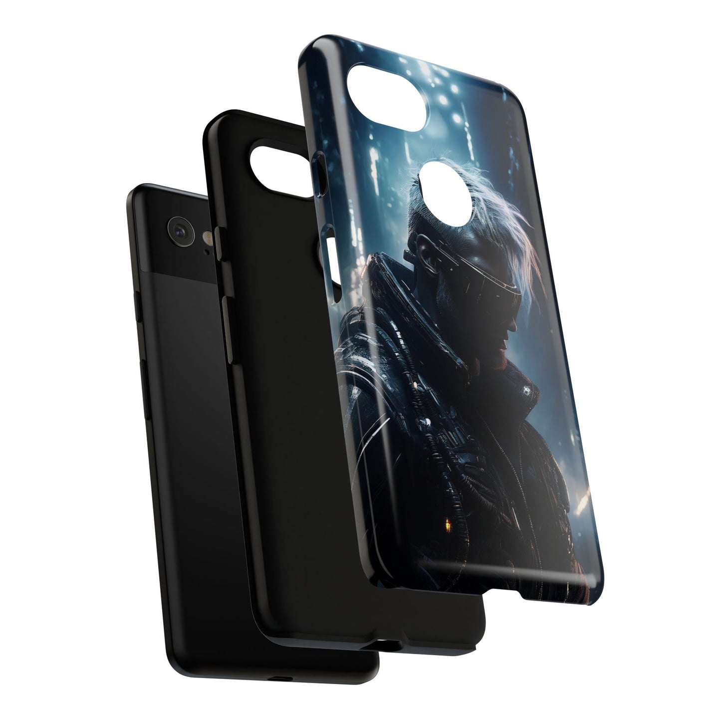 Futuristic Cyberpunk Male Cell Phone Case 025