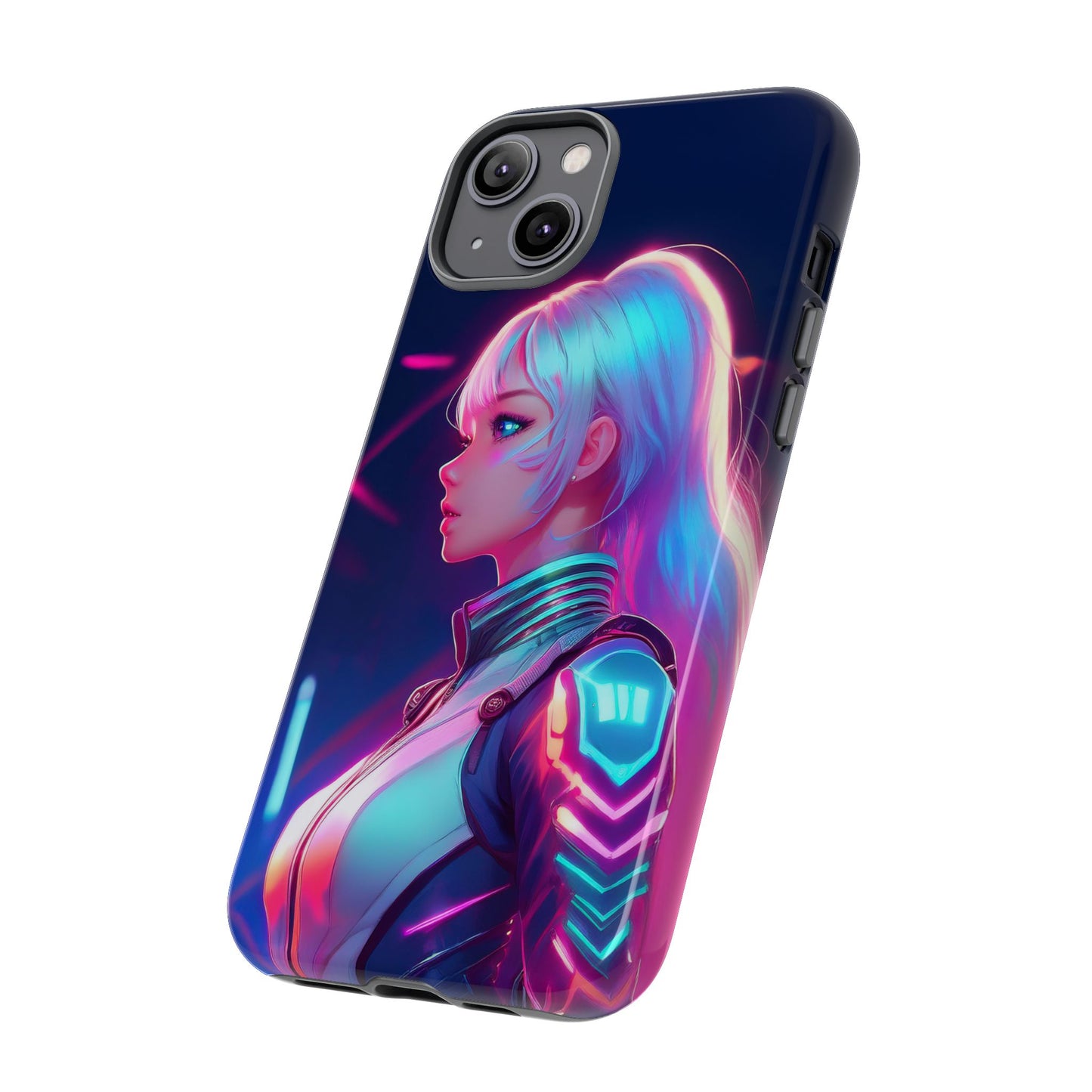 Futuristic Cyberpunk Female Cell Phone Case 009