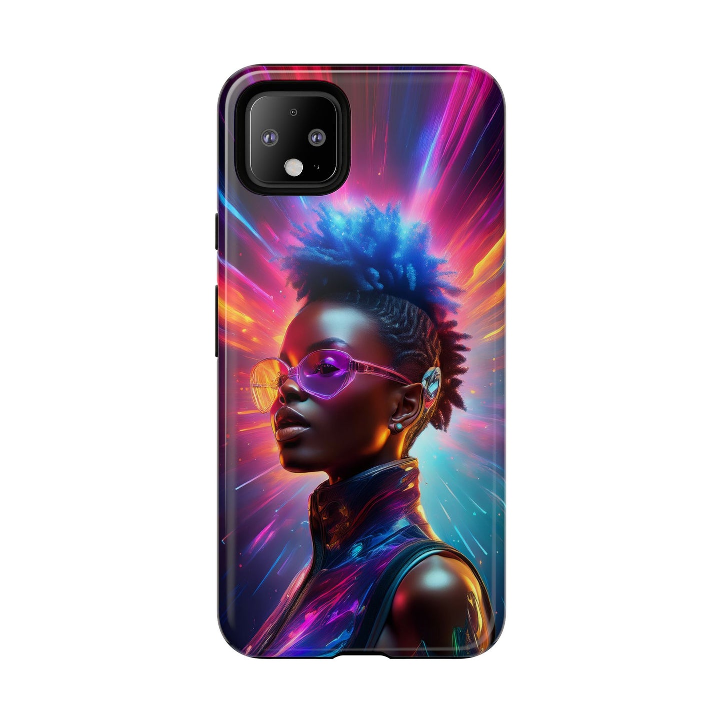 Futuristic Cyberpunk Female Cell Phone Case 026