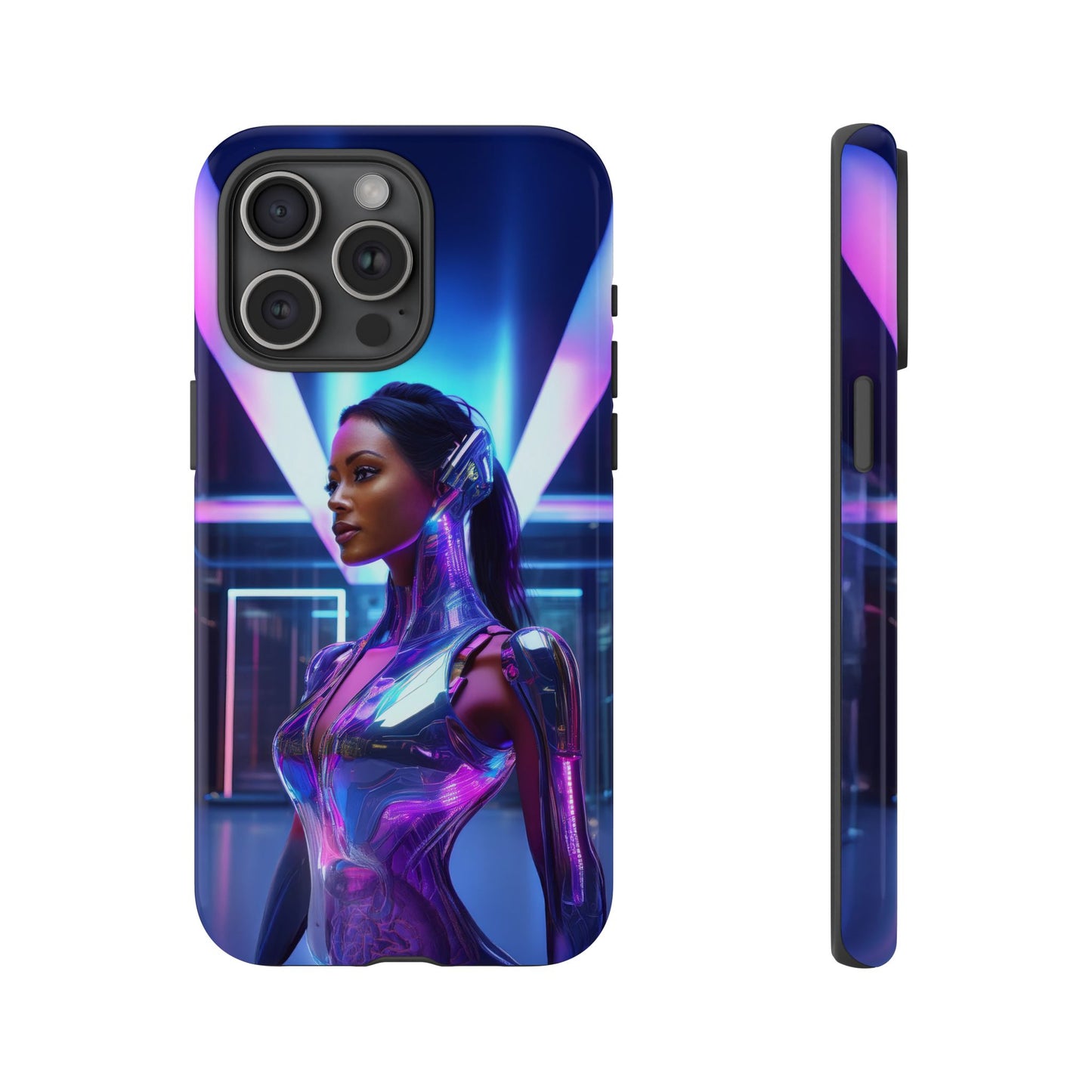 Futuristic Human Android Hybrid Cell Phone Case 017