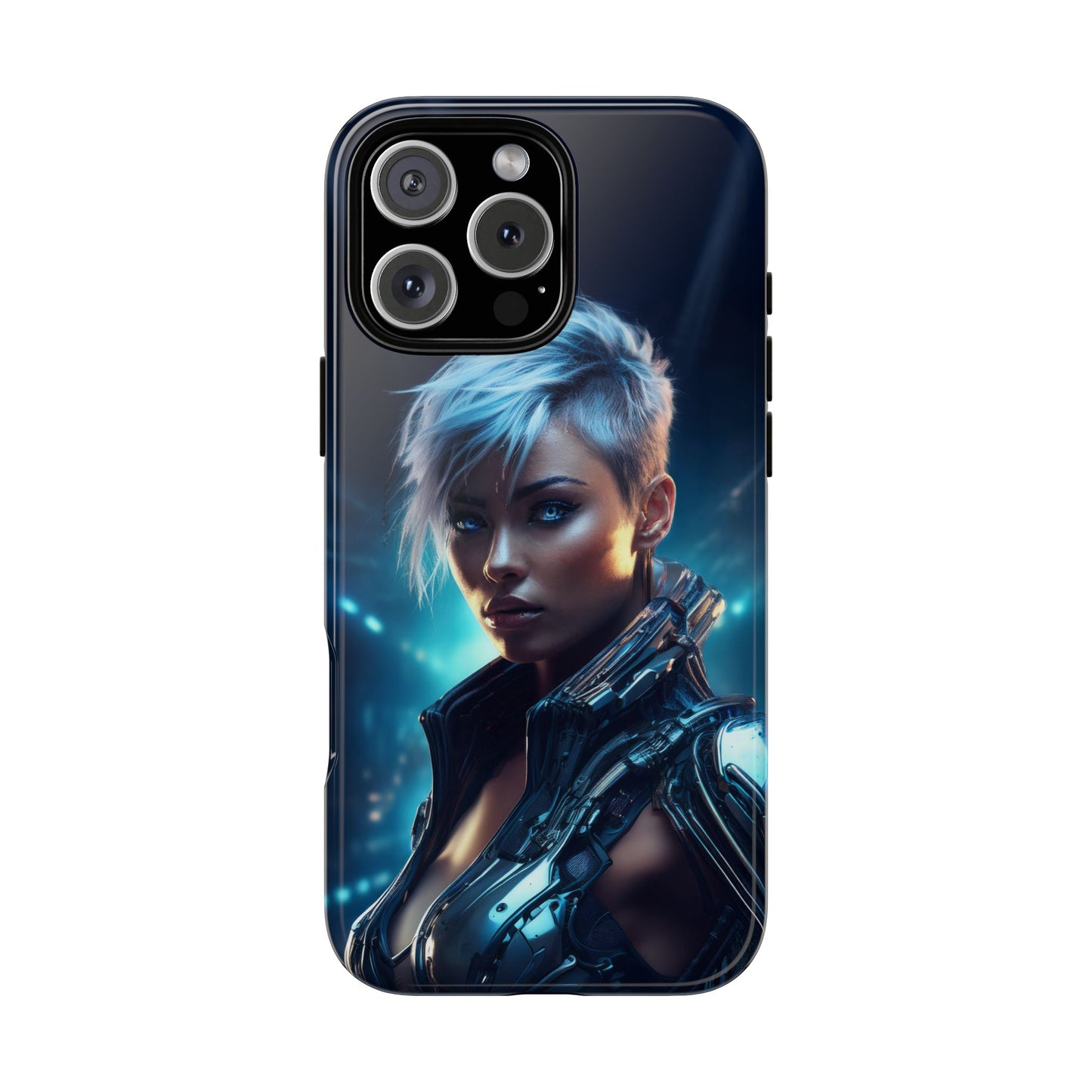 Futuristic Cyberpunk Female Cell Phone Case 027