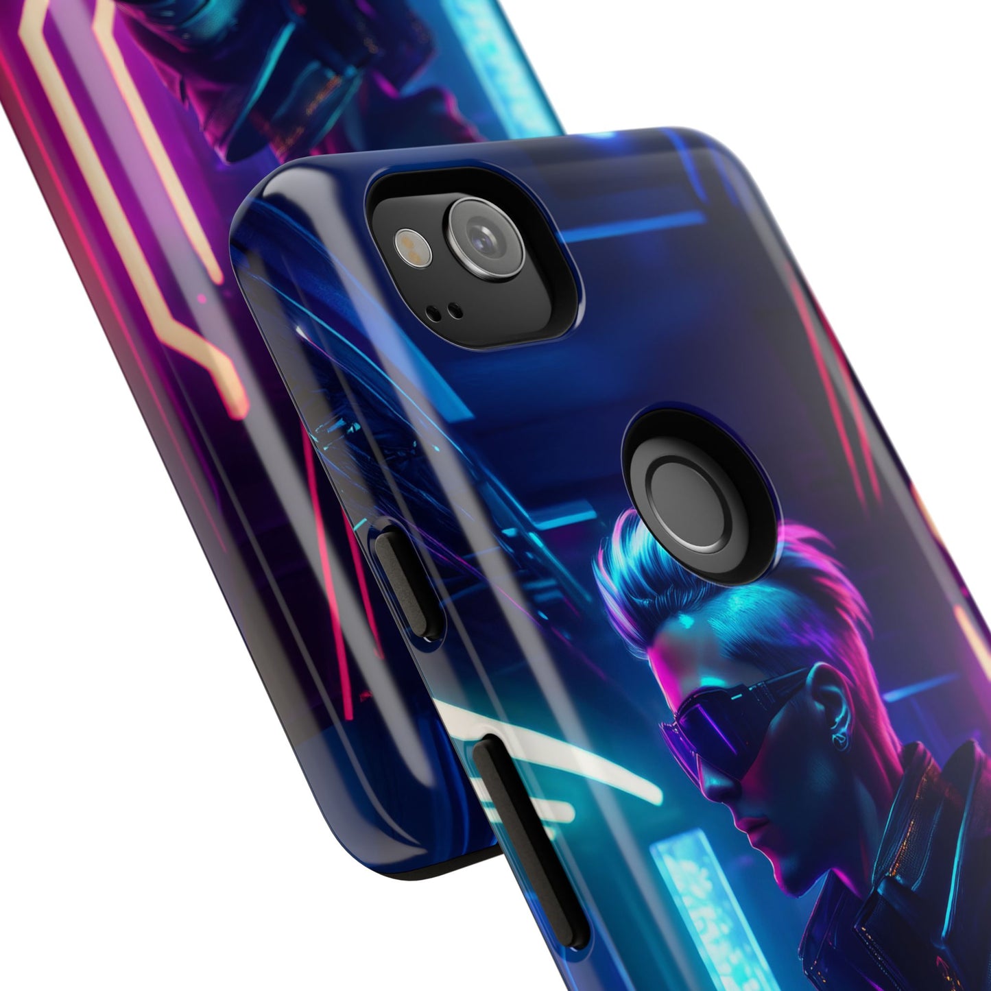 Futuristic Cyberpunk Male Cell Phone Case 002