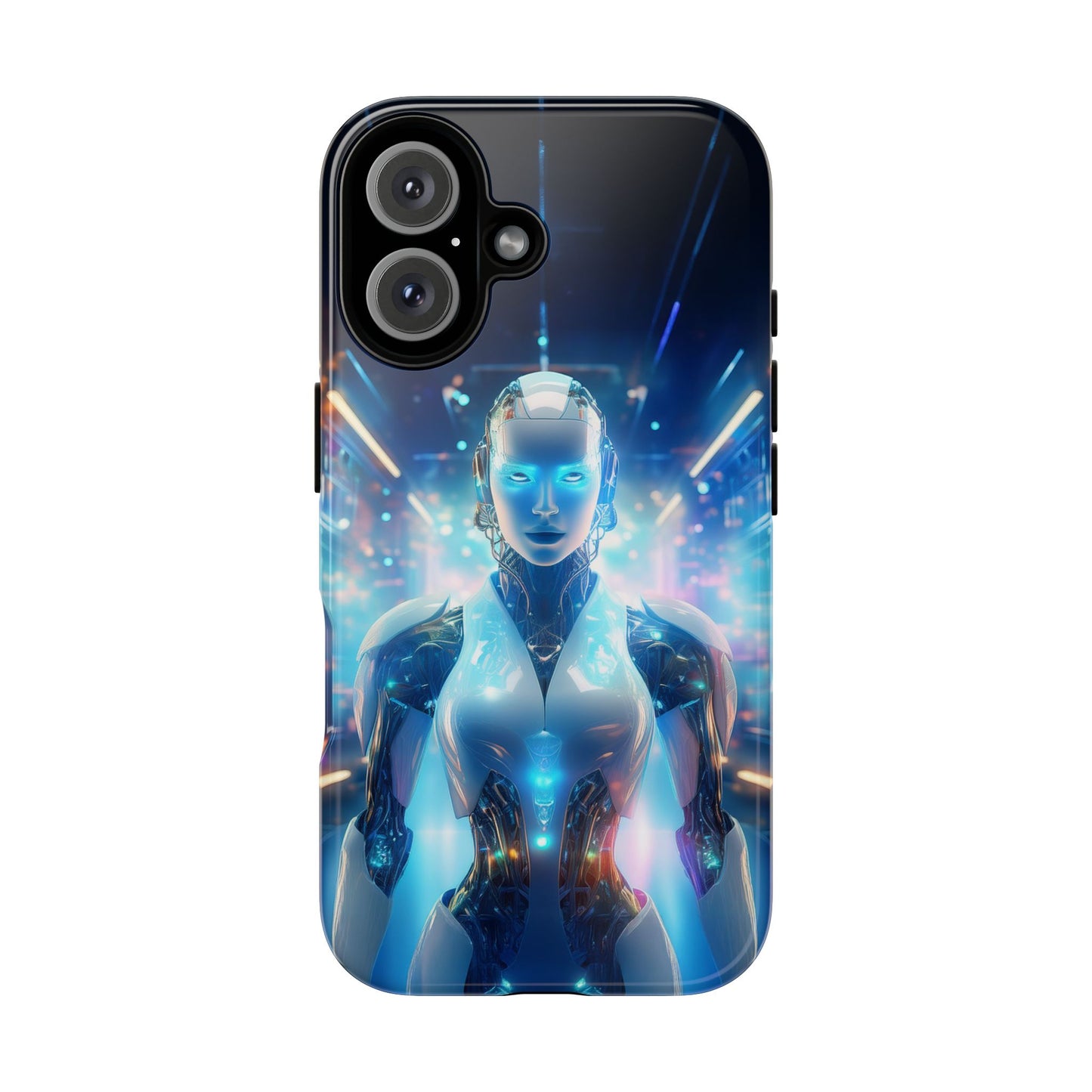 Futuristic Human Android Hybrid Cell Phone Case 012