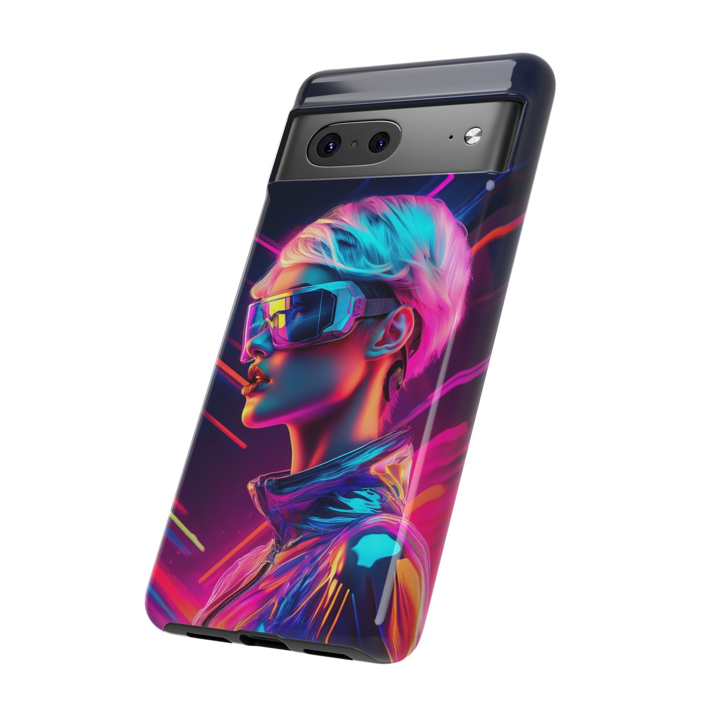 Futuristic Cyberpunk Female Cell Phone Case 031