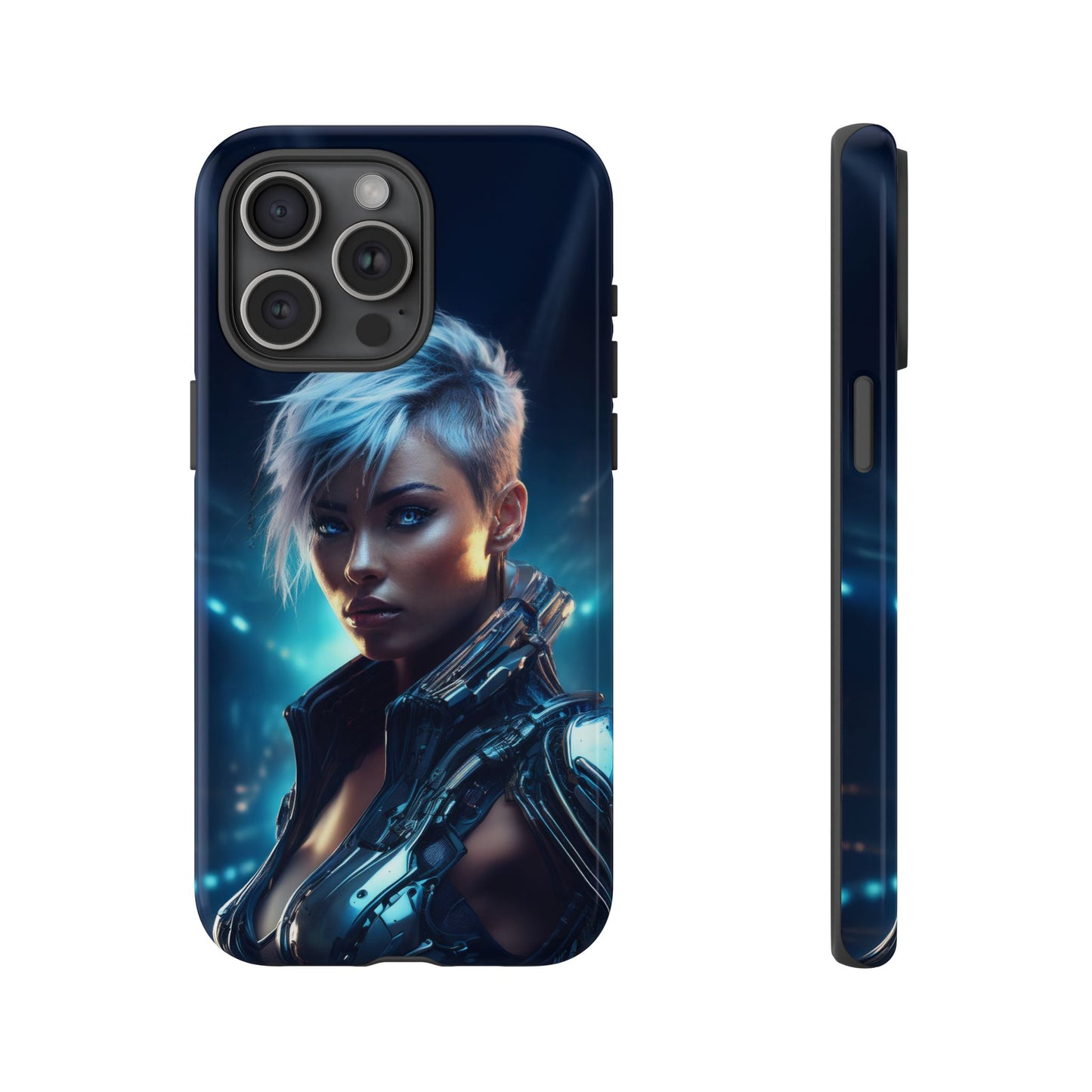 Futuristic Cyberpunk Female Cell Phone Case 027