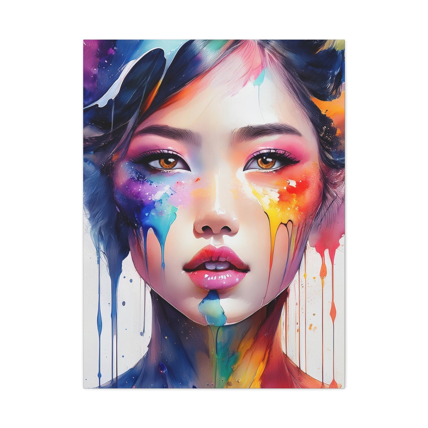 Painted Beauty 002 Canvas Wall Art