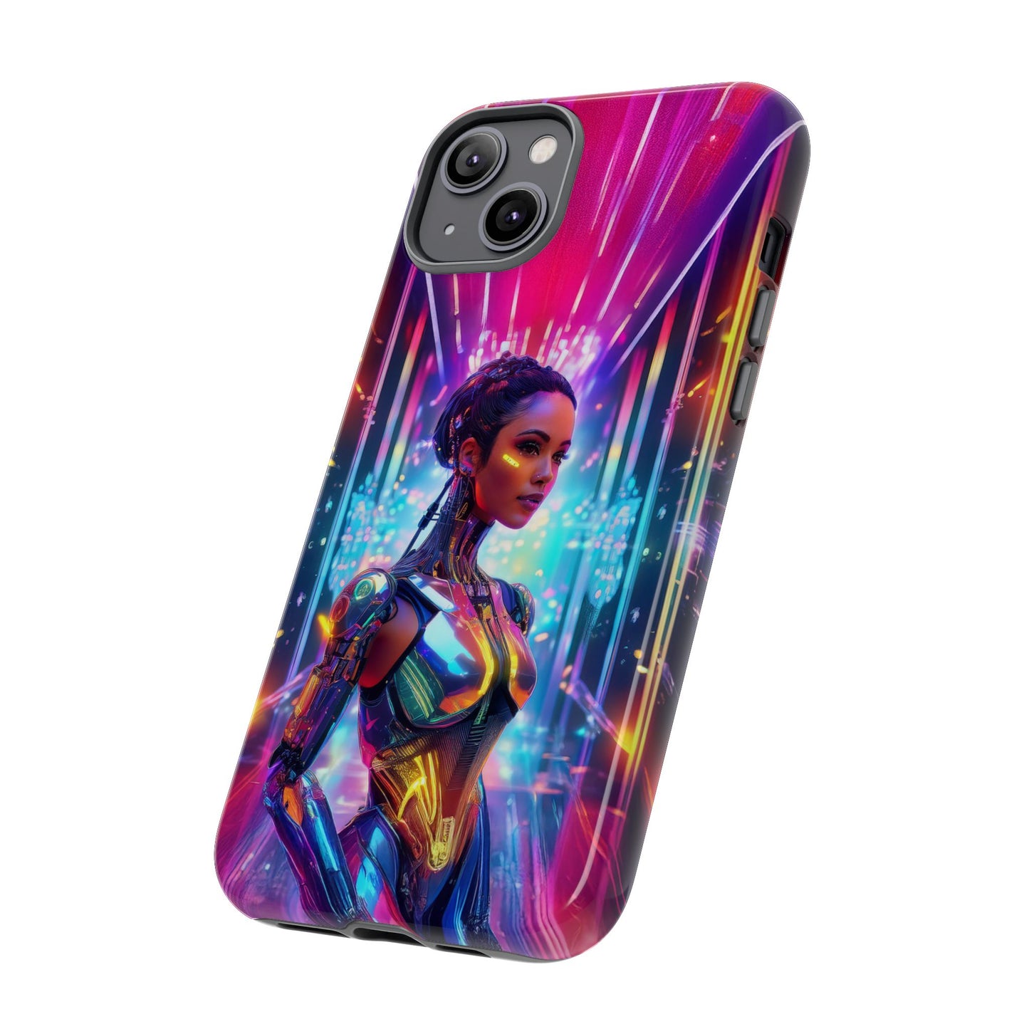 Futuristic Human Android Hybrid Cell Phone Case 006